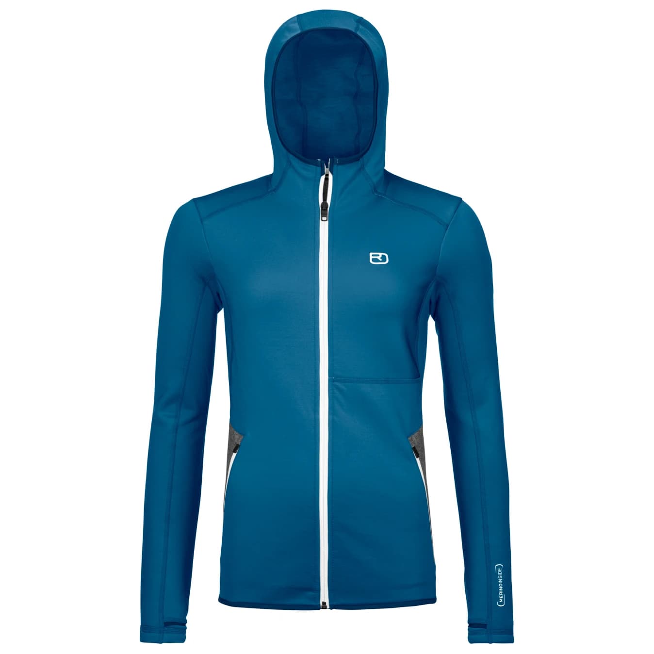 Вълнено яке Ortovox Women's Fleece Hoody Fleece jacket - Sea Surface