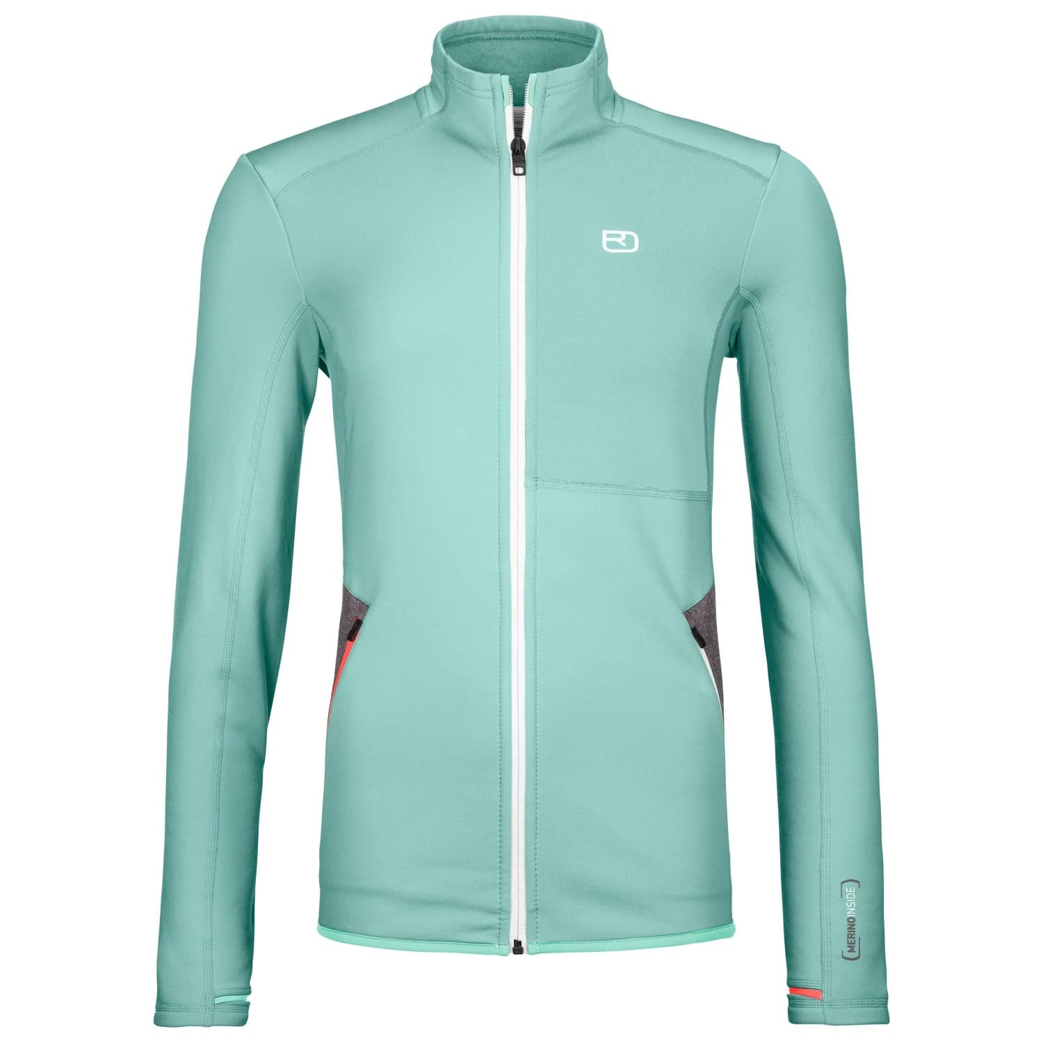 Дамско вълнено яке Ortovox Women's Fleece Jacket Fleece jacket - Ice Waterfall II