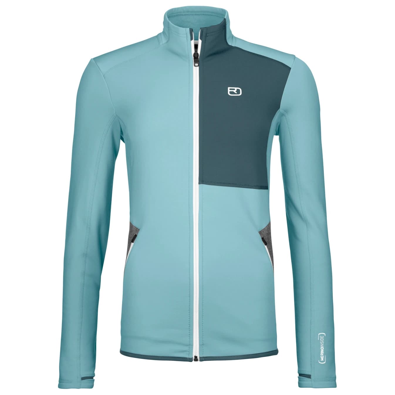 Дамско вълнено яке Ortovox Women's Fleece Jacket Fleece jacket - Glacier Grey