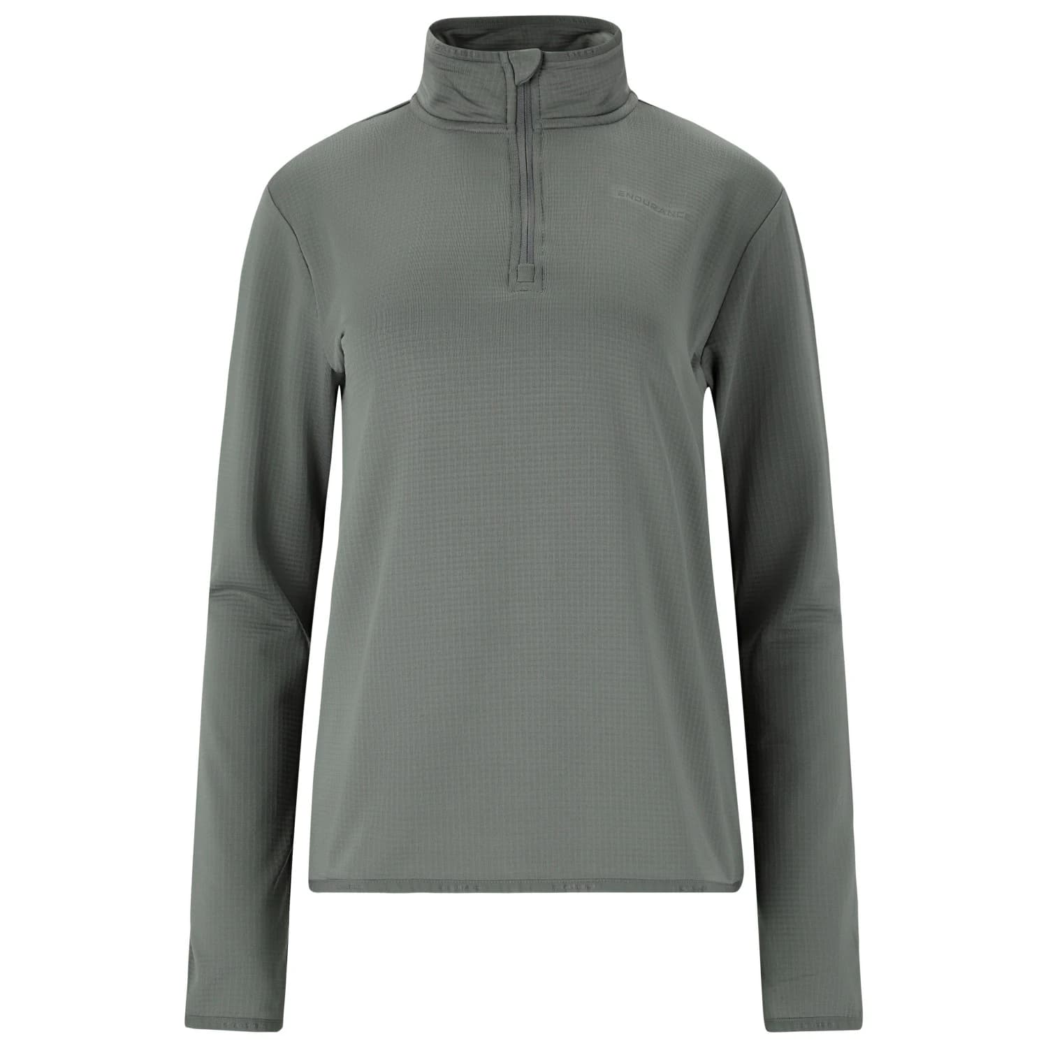Дамска тениска ENDURANCE Women's Vironic Waffle Melange Loose Fit Midlayer Fleece jumper - Sedona Sage