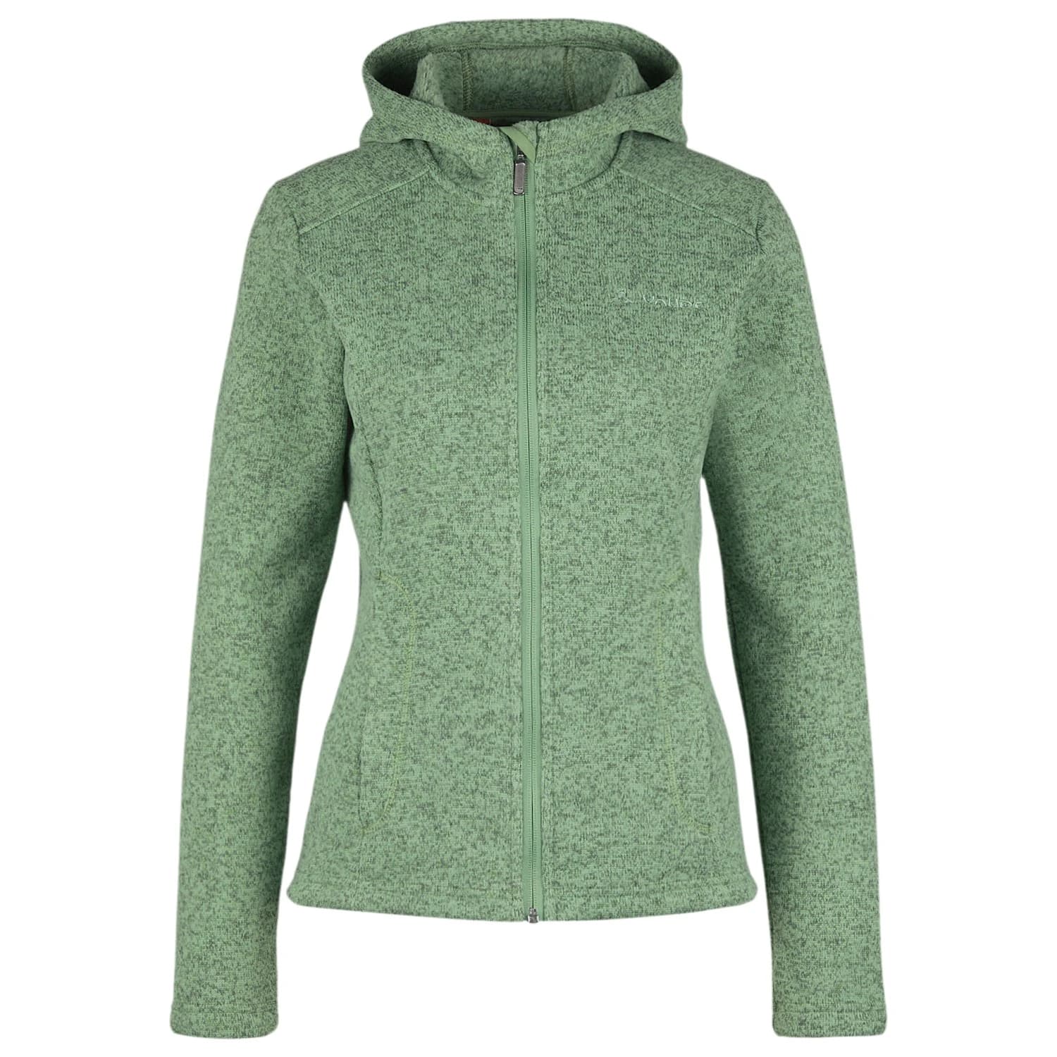 Дамско поларено яке Vaude Women's Aland Hooded Jacket Fleece jacket - Willow Green