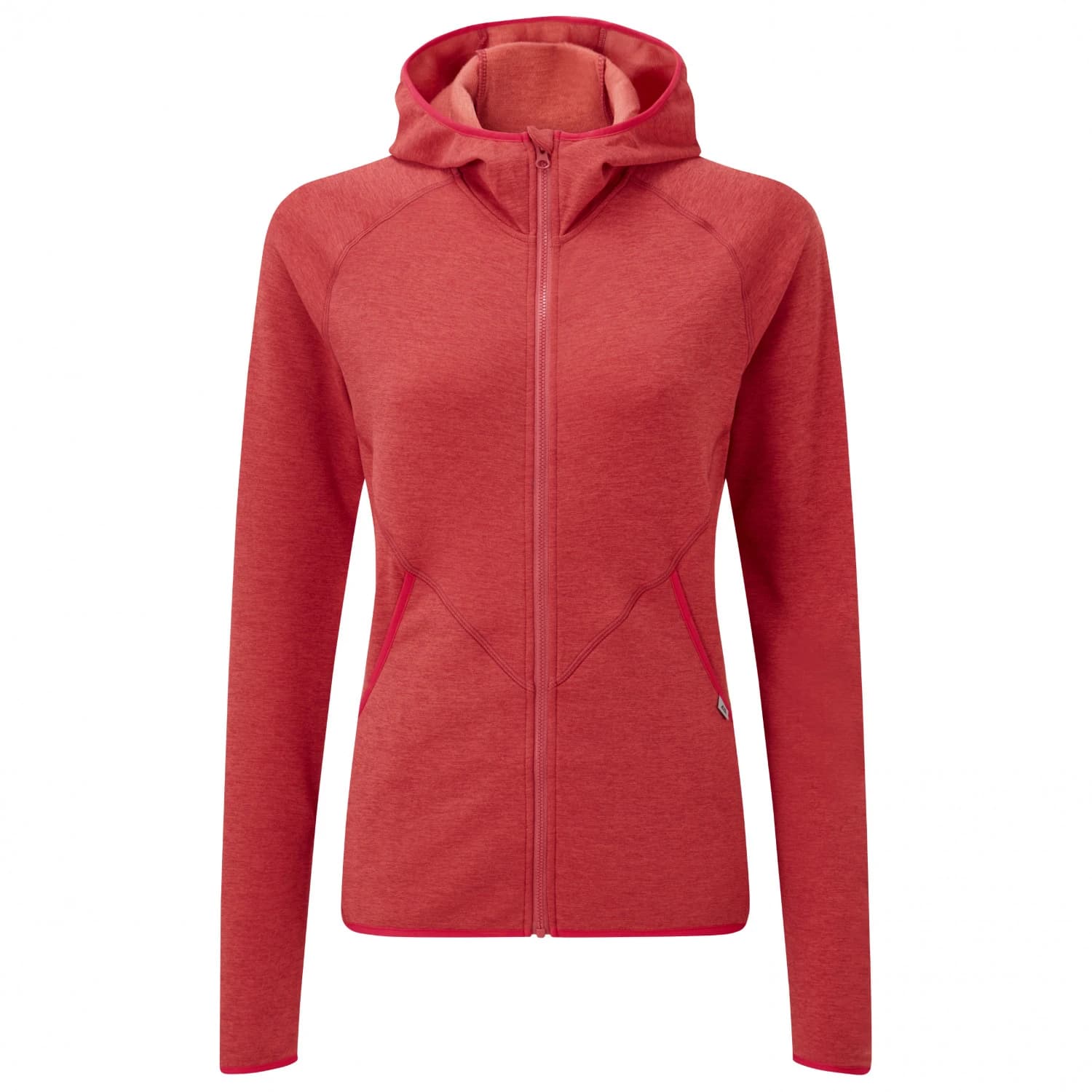 Дамско поларено яке Mountain equipment Women's Calico Hooded Jacket Fleece jacket - Capsicum Red