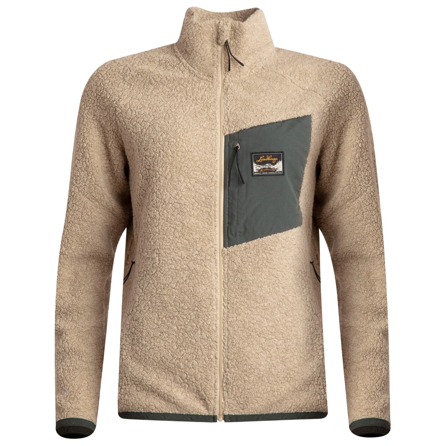 Дамско вълнено яке Lundhags Women's Flok Wool Pile Fleece jacket - Sand II
