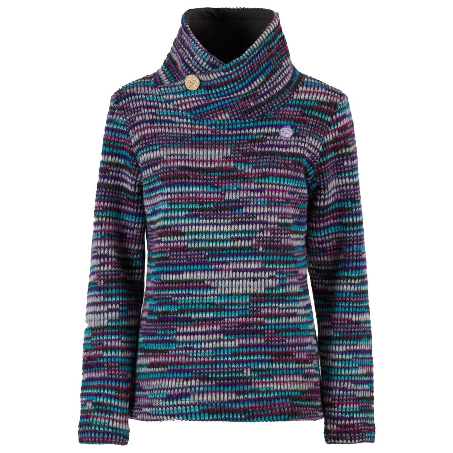 Дамски вълнен пуловер E9 Women's Ines 2.2 Wool jumper - Purple