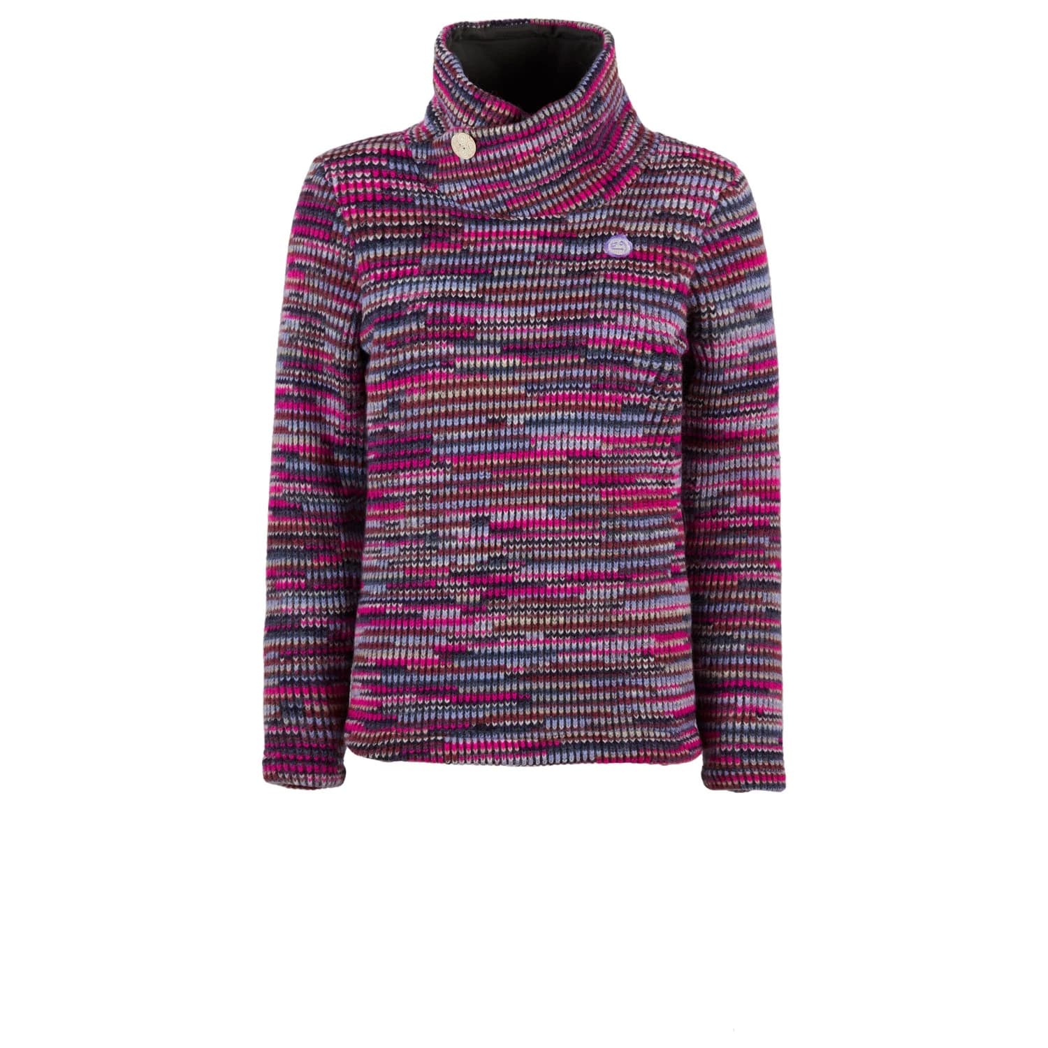 Дамски вълнен пуловер E9 Women's Ines 2.2 Wool jumper - Raspberry