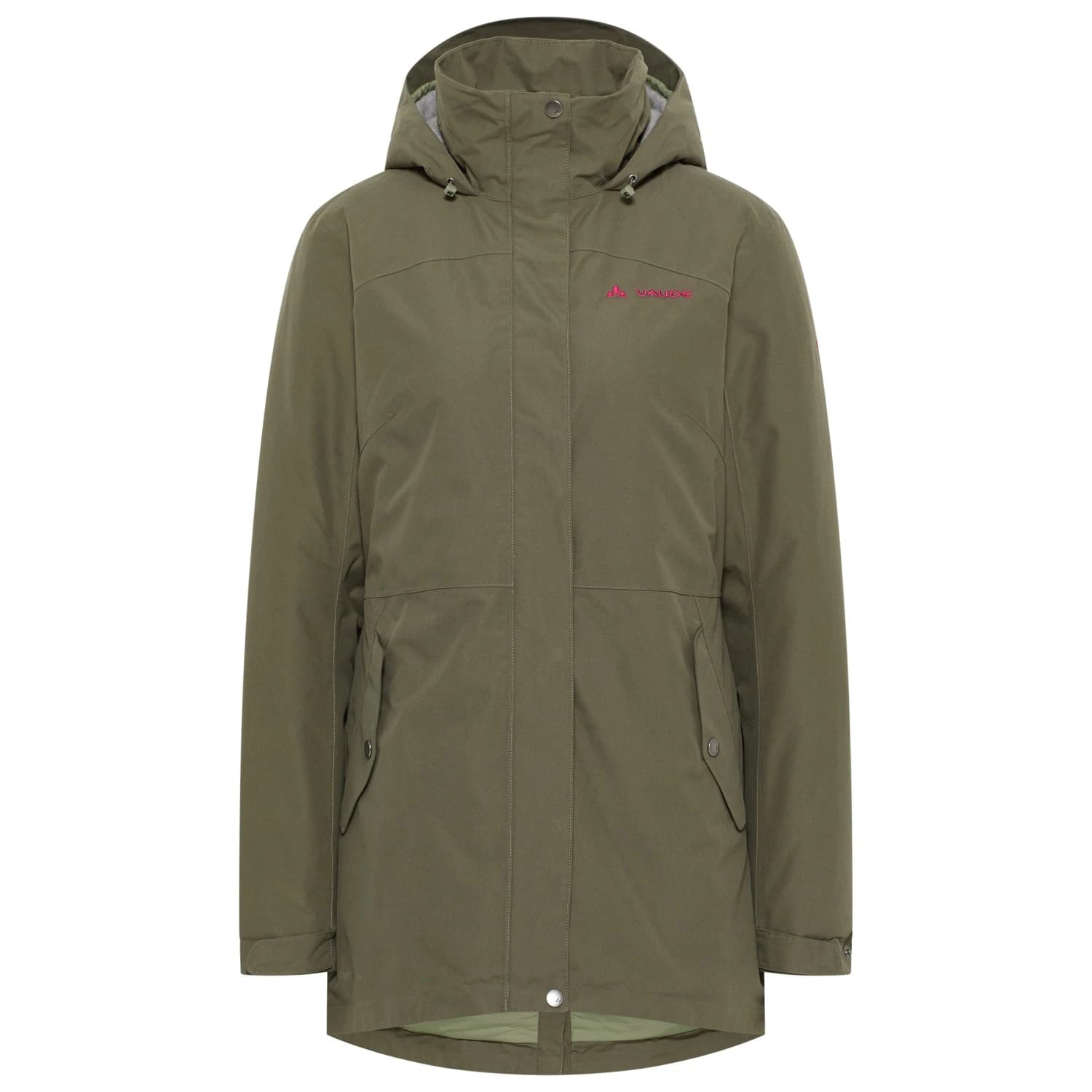 Дамско яке парка Vaude Women's Pellice Wool Parka - Khaki