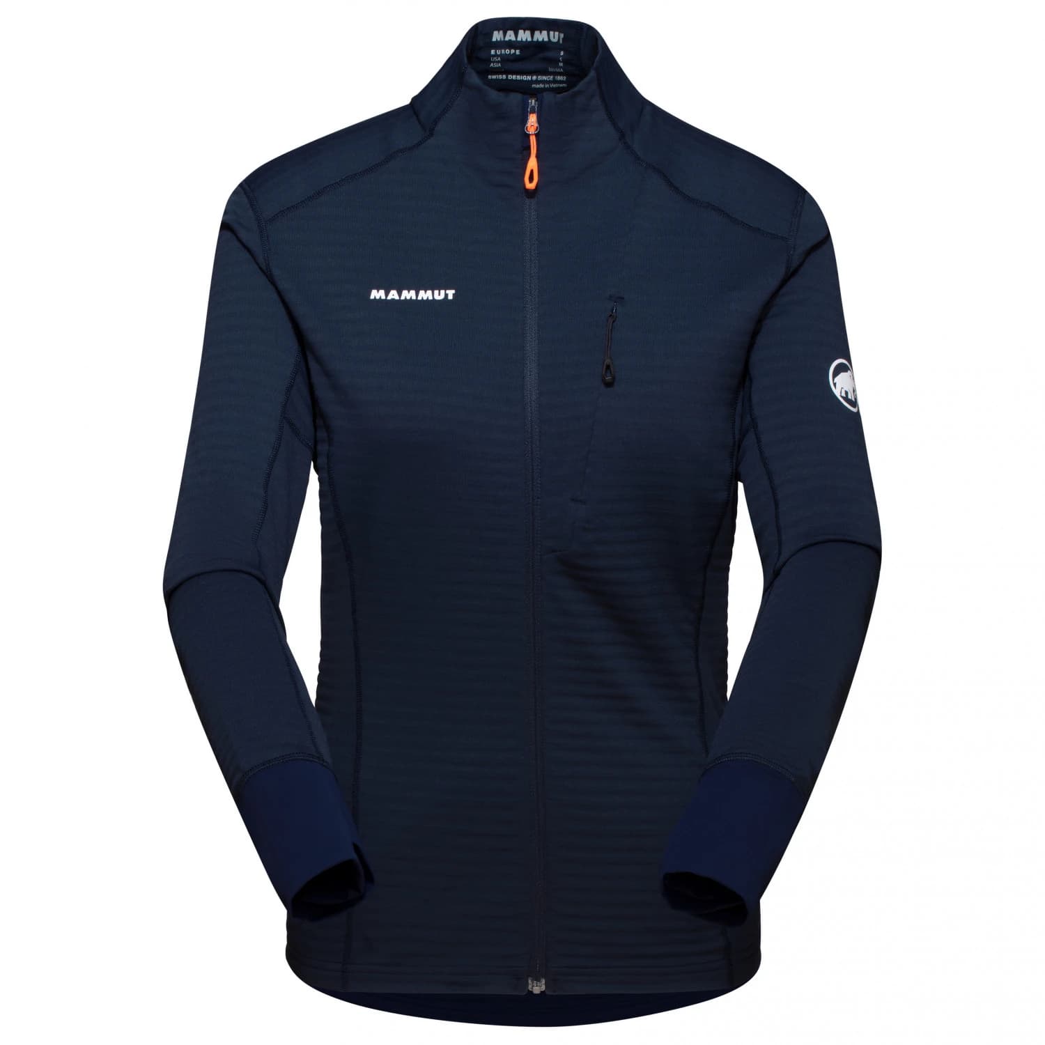 Дамско поларено яке Mammut Women's Taiss Light Midlayer Jacket Fleece jacket - Marine