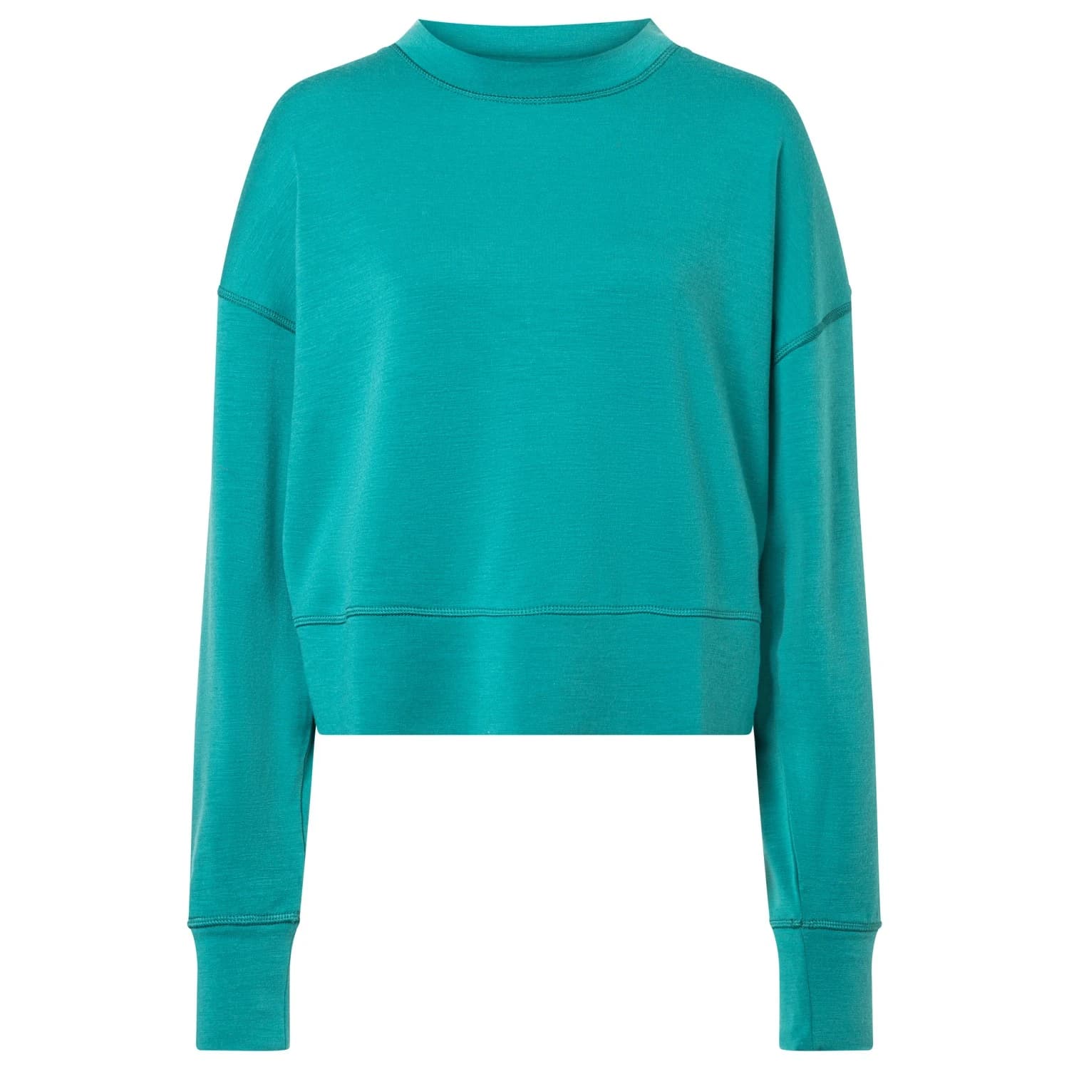 Дамски вълнен пуловер super.natural Women's Krissini Sweater Longsleeve - Deep Jungle