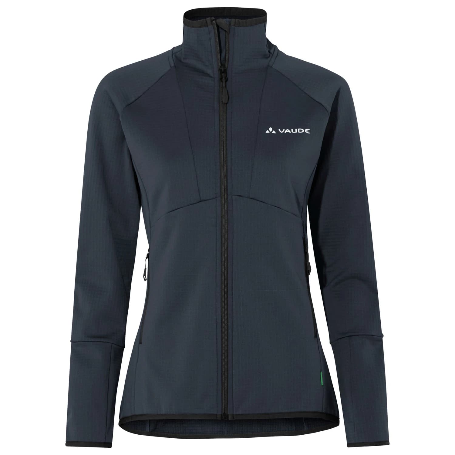 Дамско поларено яке Vaude Women's Monviso Fleece Full Zip Jacket II Fleece jacket - Black / Black