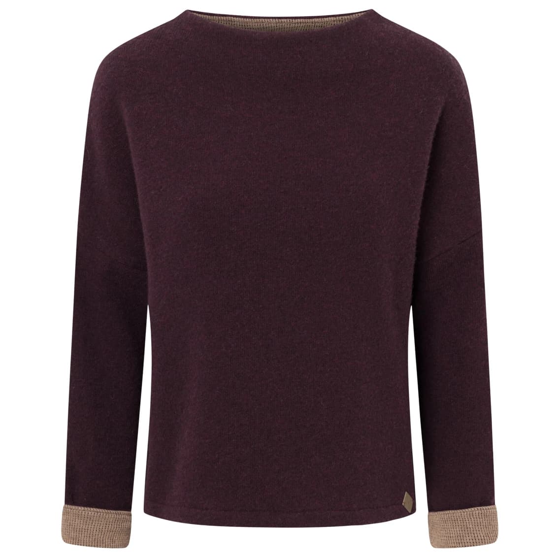 Дамски вълнен пуловер STAPF Women's Nicoletta Jumper - Cabernet