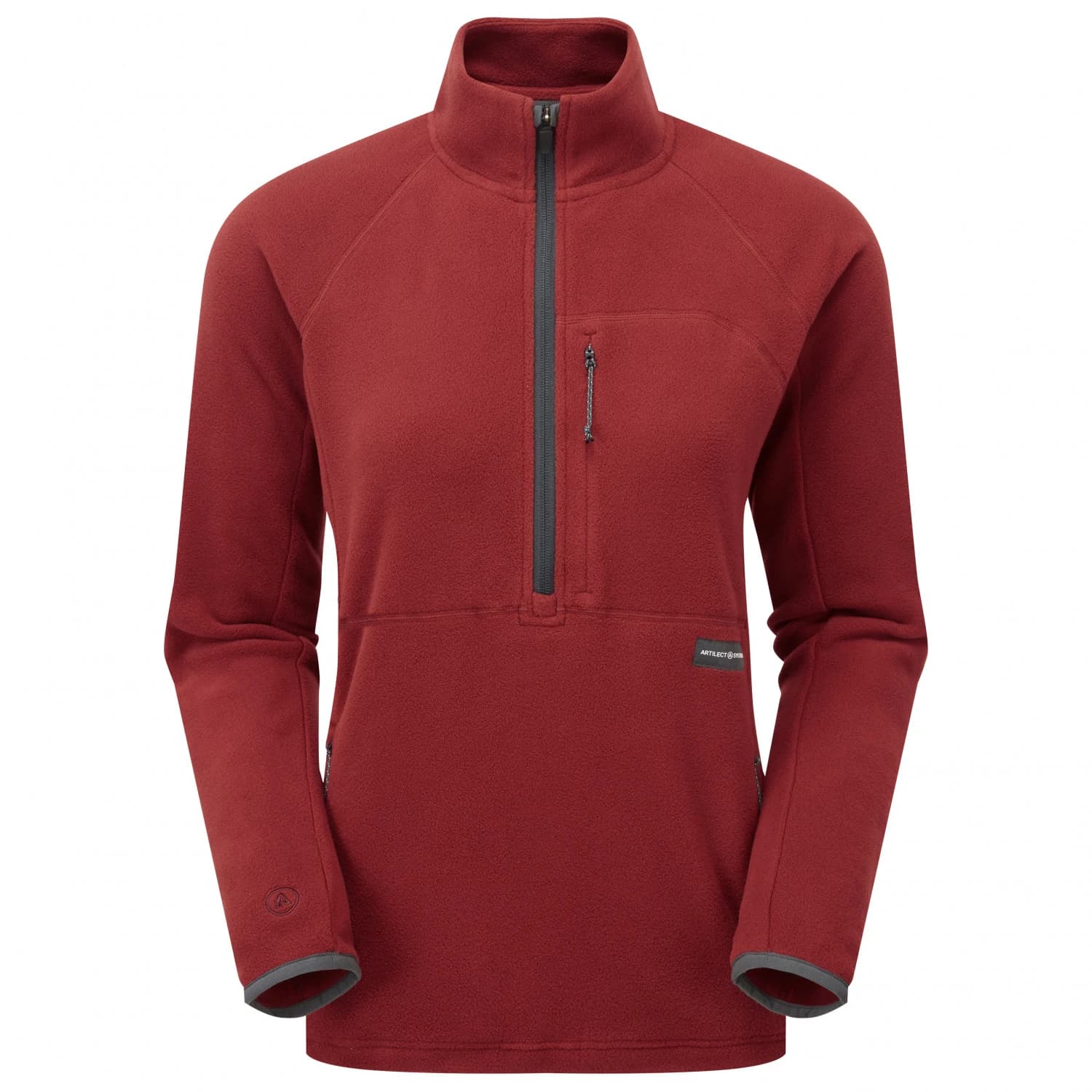 Дамски поларен пуловер Artilect Women's Halfmoon Bio Pullover Fleece jumper - Fired Brick