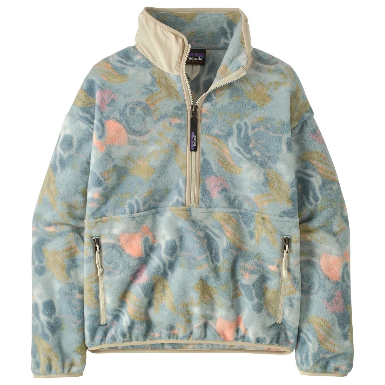 Дамско поларено яке Patagonia Women's Synch Marsupial Fleece jacket - Moon Tripper: Virtually Blue