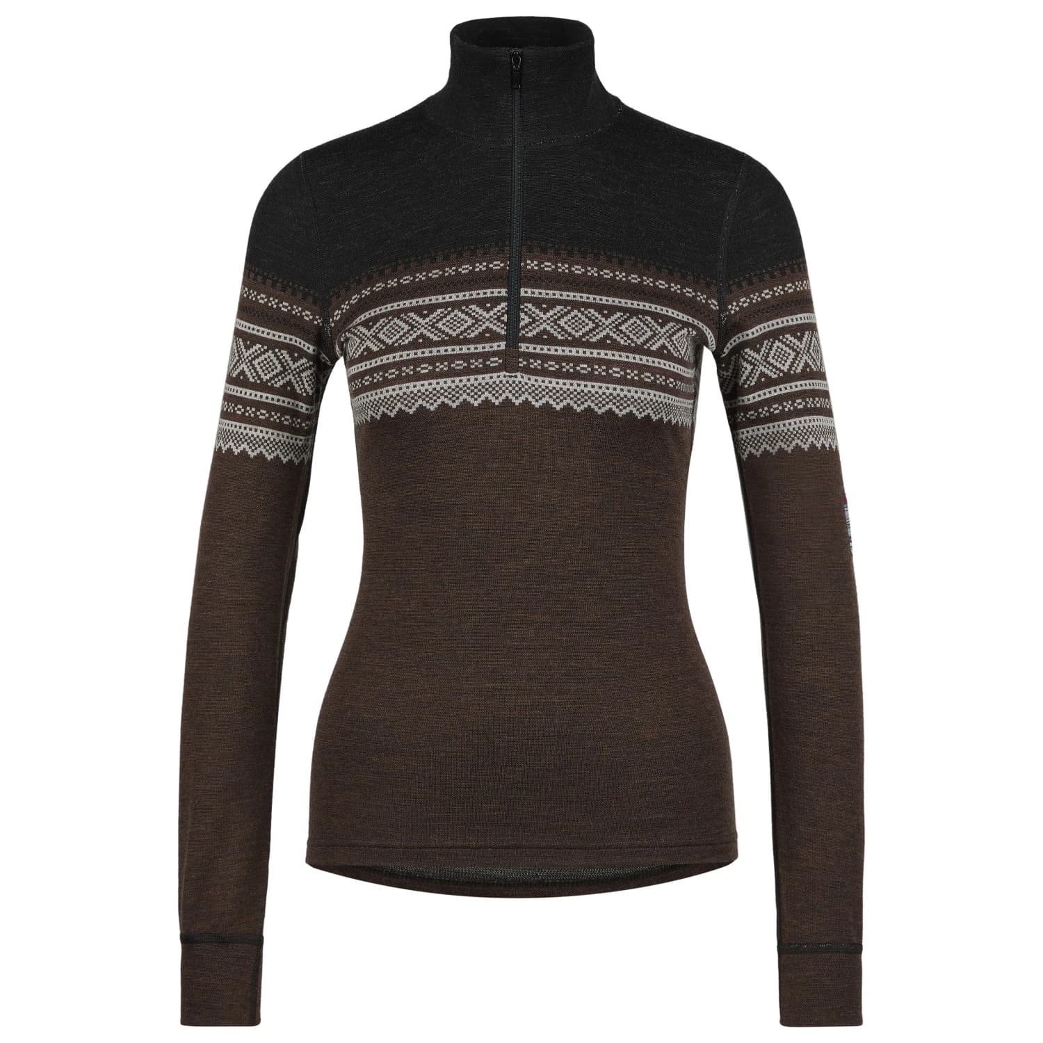 Дамски вълнен пуловер Aclima Women's Designwool Marius Mockneck Merino jumper - Andersnatten