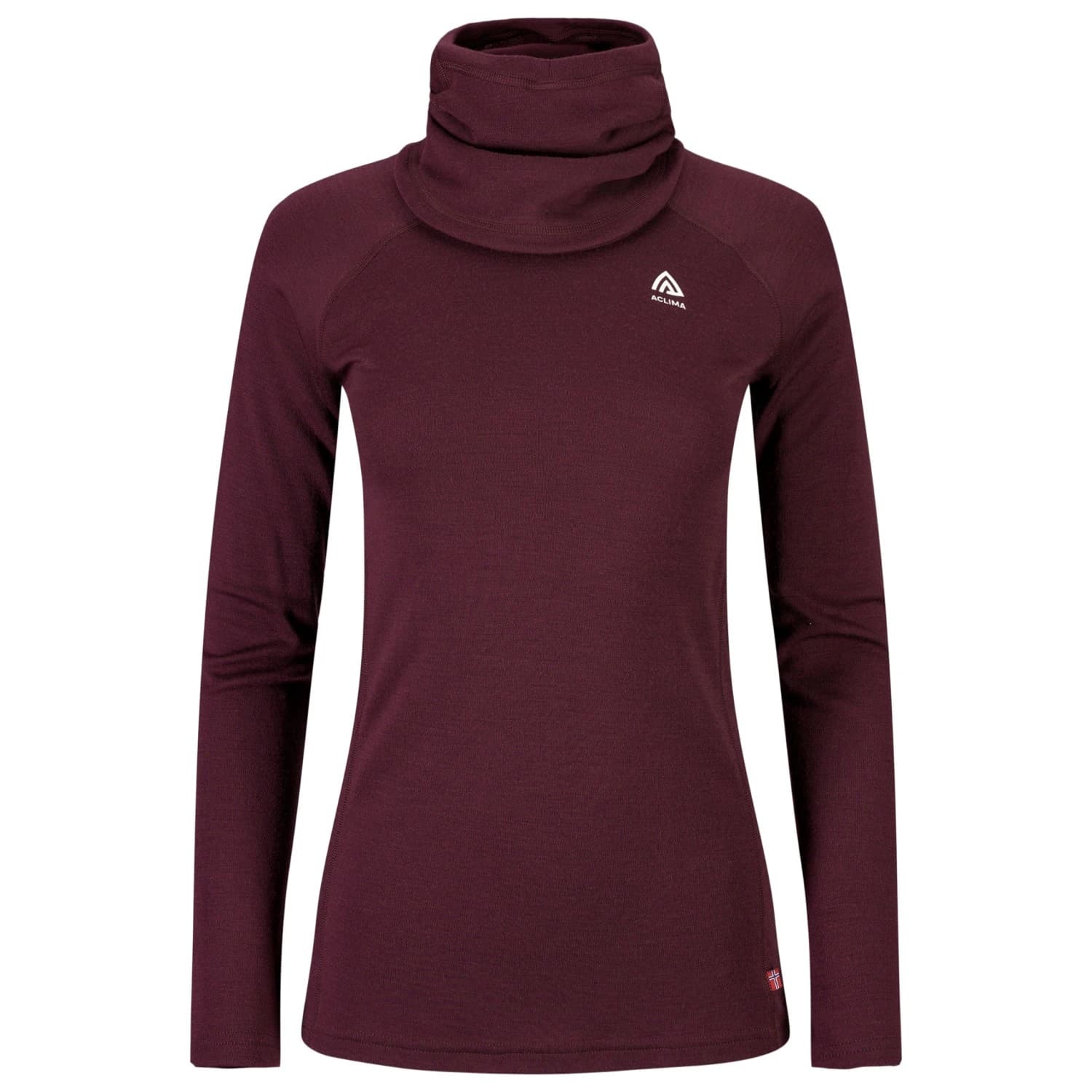 Дамски вълнен пуловер Aclima Women's Warmwool Hoodsweater V2 Merino hoodie - Fig