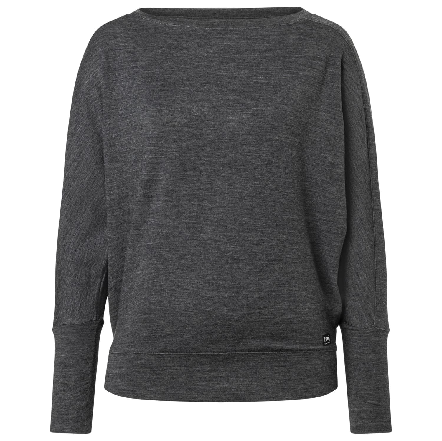 Дамски вълнен пуловер super.natural Women's Kula Sweater Longsleeve - Pirate Grey Melange
