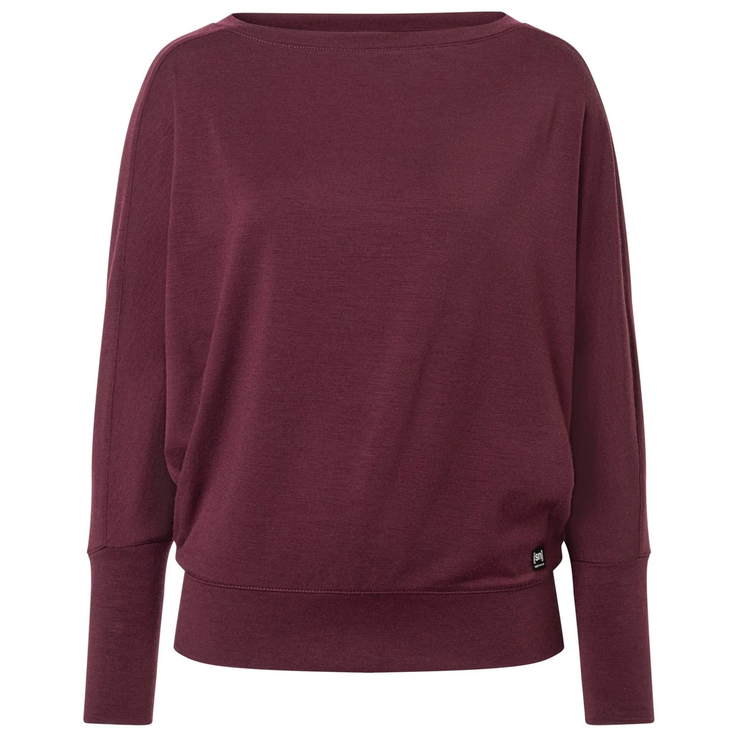 Дамски вълнен пуловер Super.natural Women's Kula Sweater Longsleeve - Wine Tasting