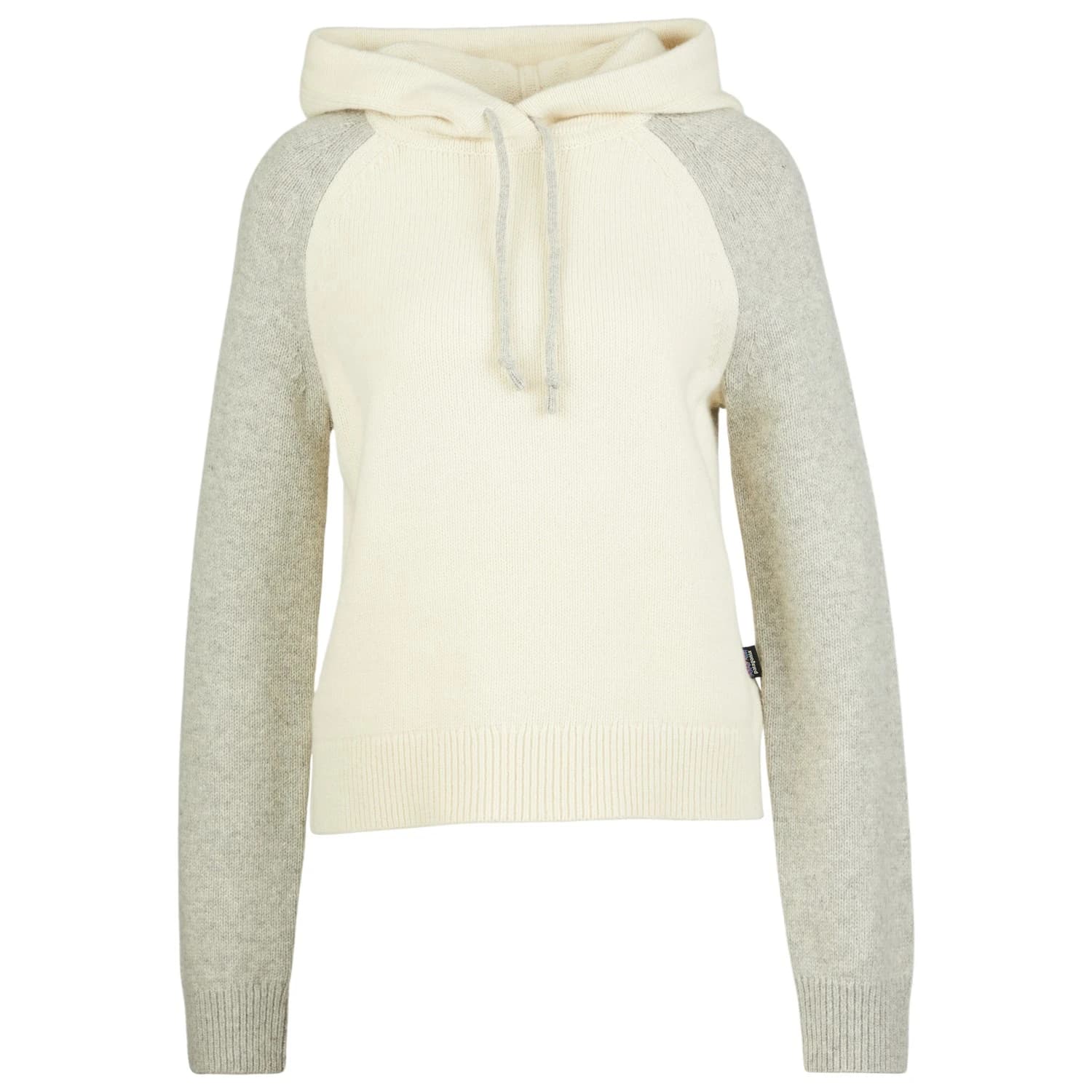 Дамски вълнен пуловер Patagonia Women's Rec. Wool-Blend Hooded Pullover Sweater Hoodie - Dyno White