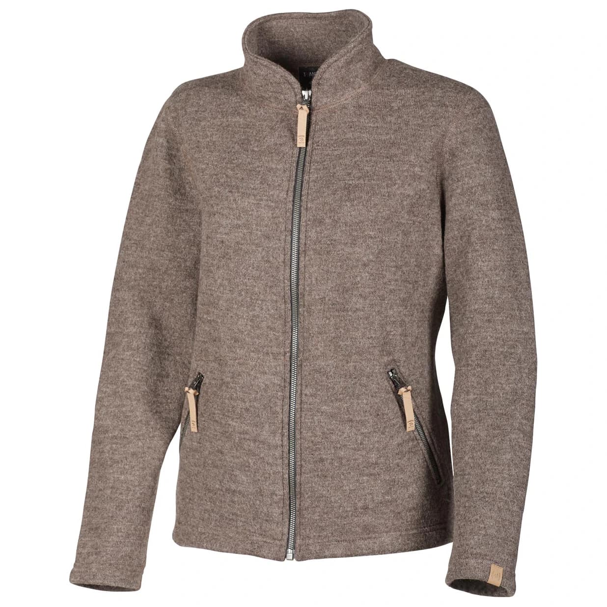 Вълнено яке Ivanhoe of Sweden Women's NLS Twig Full Zip Wool jacket - Nutmeg