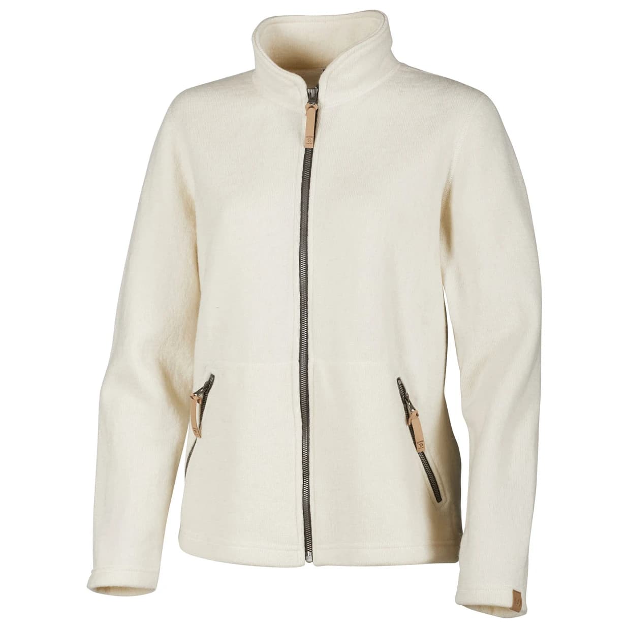 Вълнено яке Ivanhoe of Sweden Women's NLS Twig Full Zip Wool jacket - Natural White