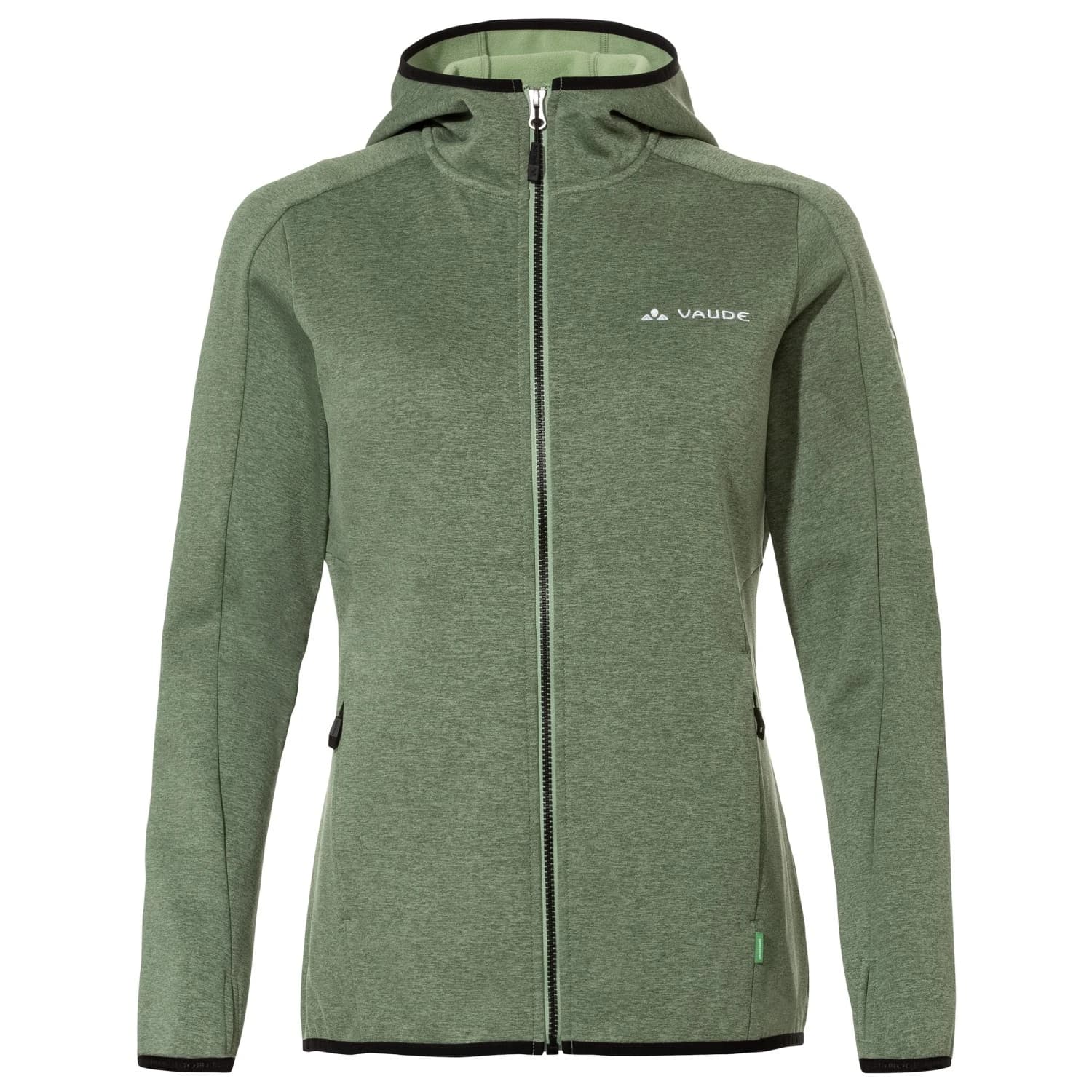 Дамско поларено яке Vaude Women's Valsorda Fleece Hoody Fleece jacket - Agave