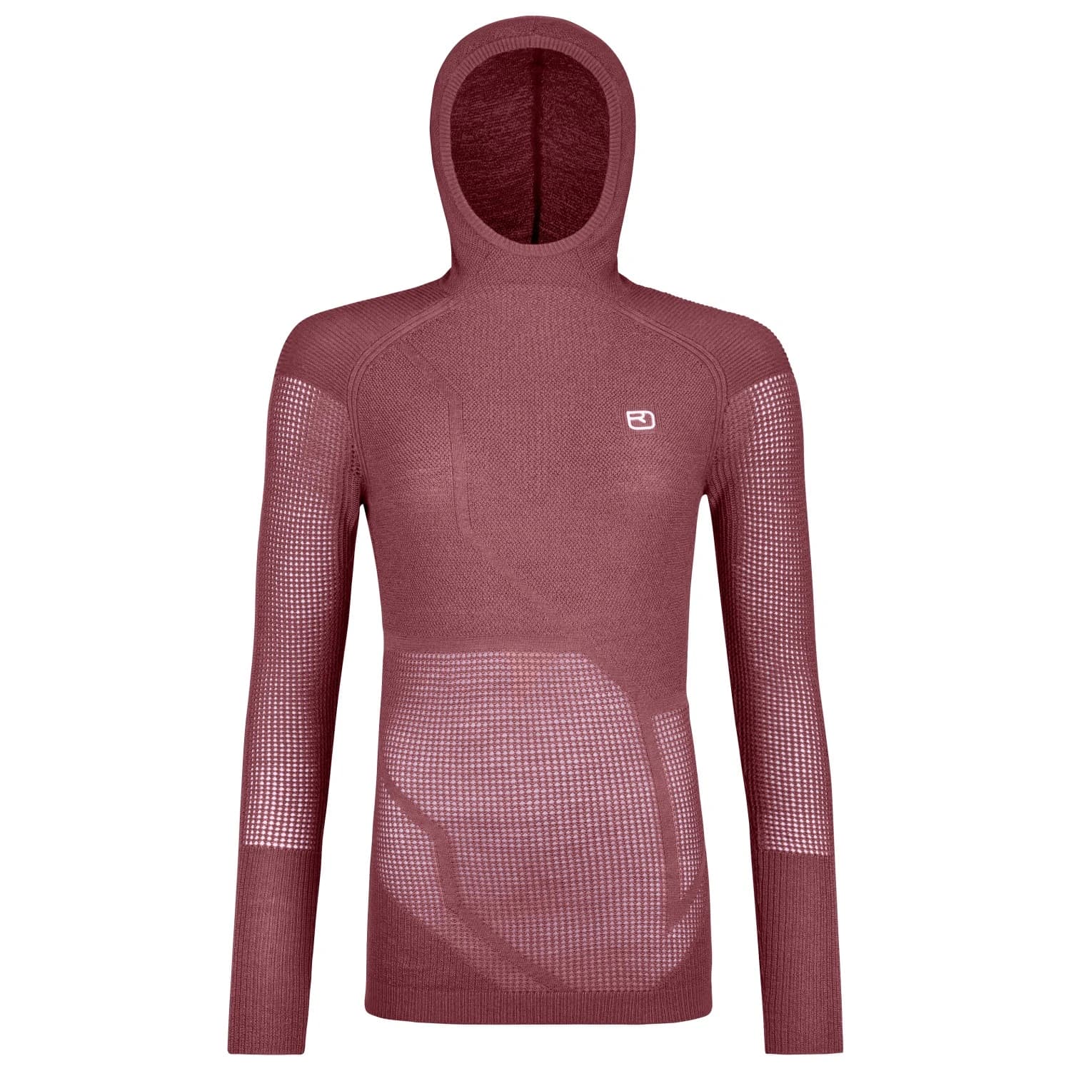 Дамски вълнен пуловер Ortovox Women's Merino Thermovent Hoody Merino jumper - Mountain Rose