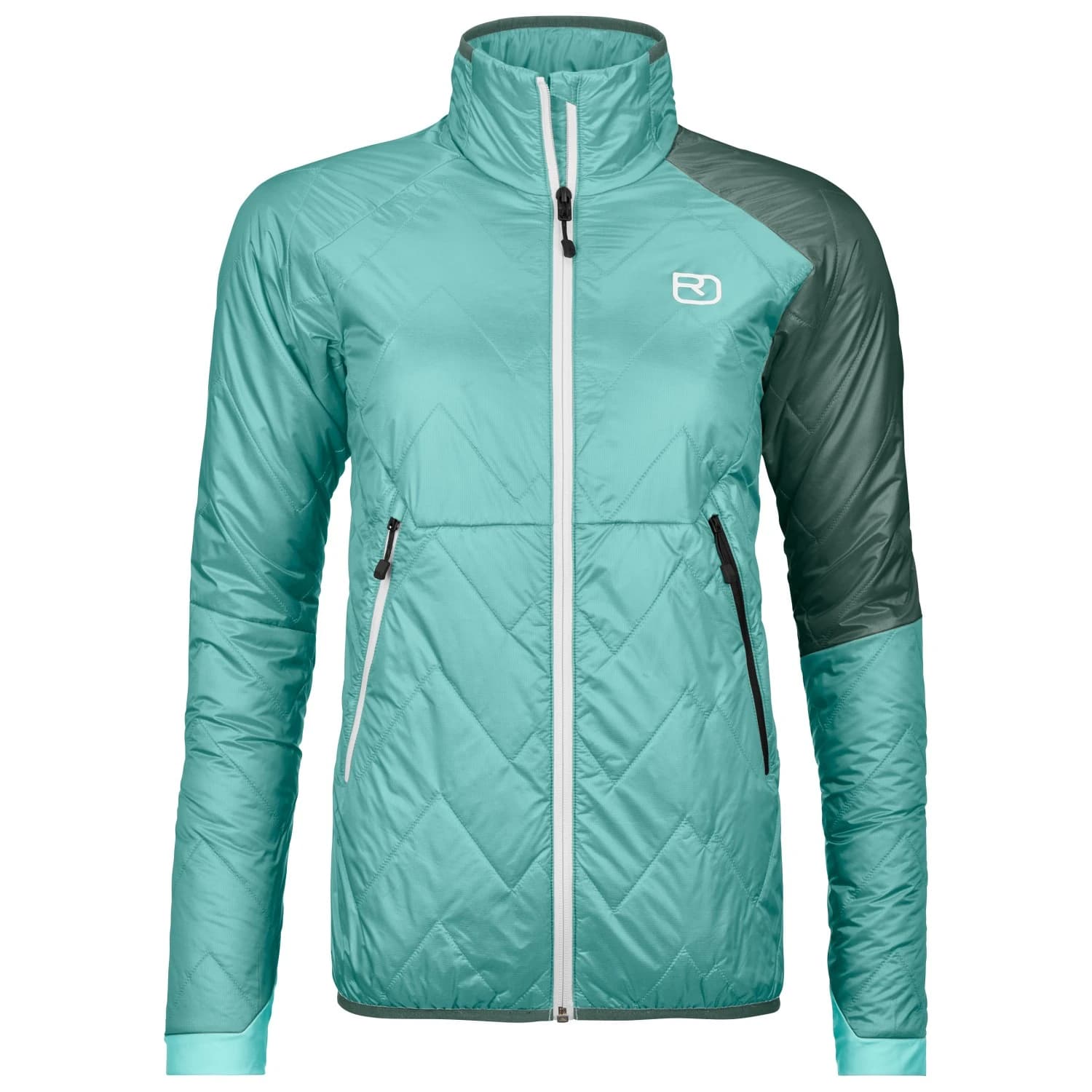 Дамско вълнено яке Ortovox Women's Swisswool Piz Vial Jacket Insulation jacket - Ice Waterfall
