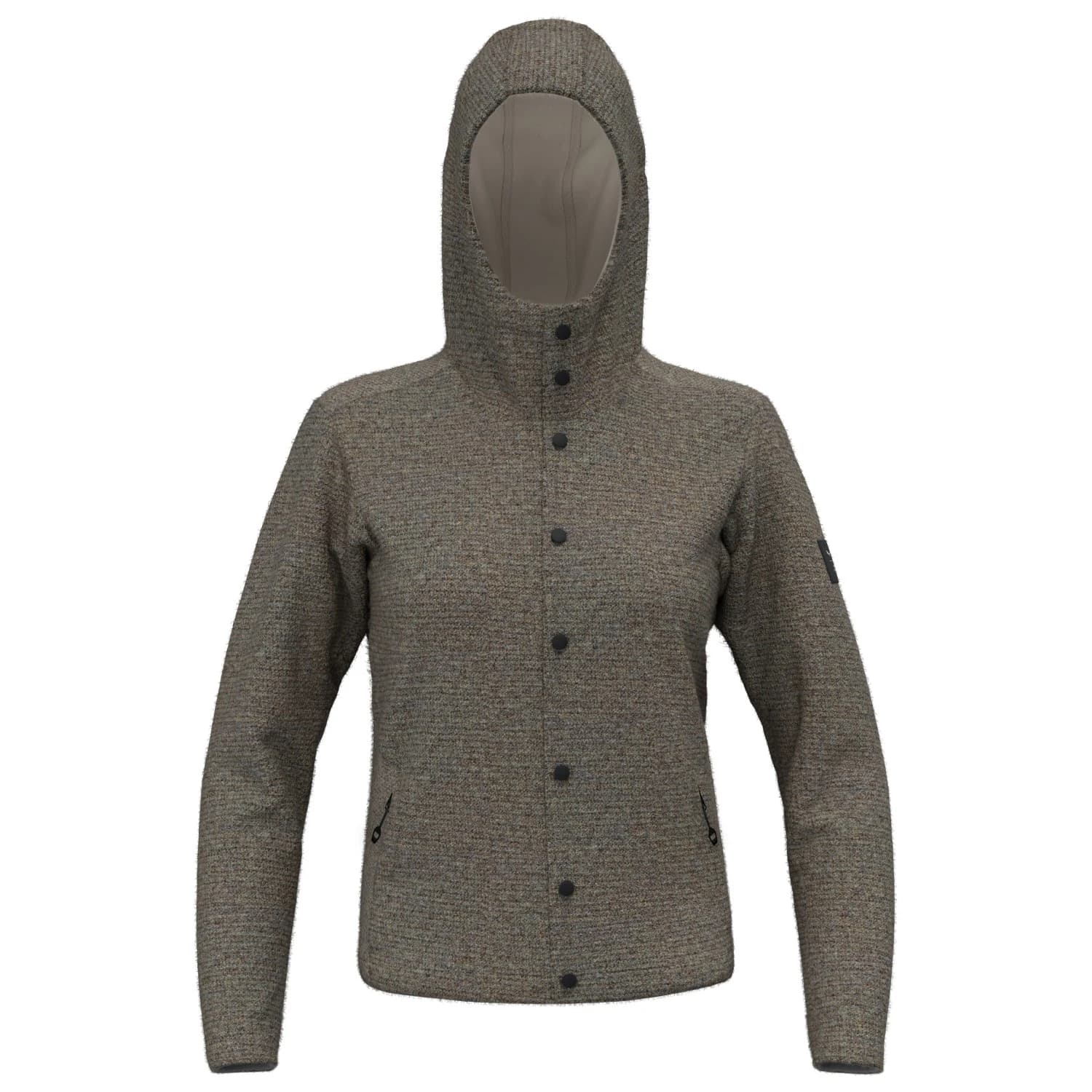 Дамско вълнено яке Salewa Women's Sarner Undyed Wool Hooded Jacket Wool jacket - Undyed