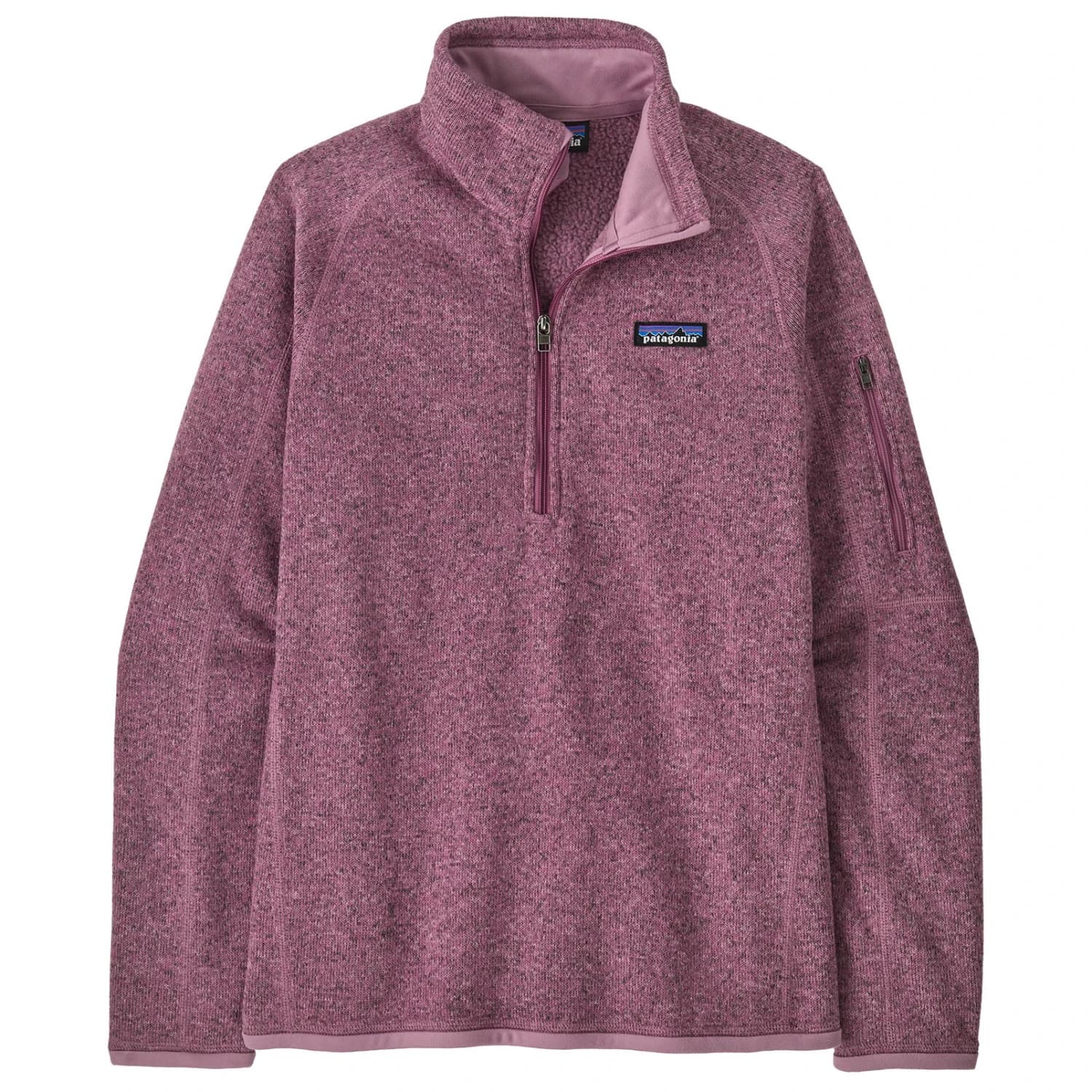 Дамски поларен пуловер Patagonia Women's Better Sweater 1/4 Zip Fleece jumper - Light Violet
