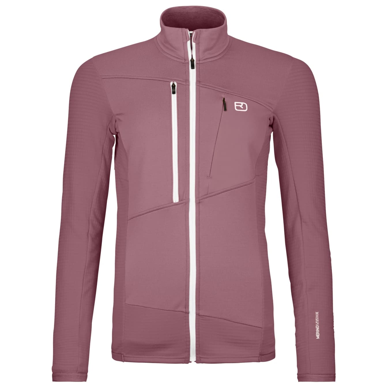 Дамско вълнено яке Ortovox Women's Fleece Grid Jacket Fleece jacket - Dusk Rose