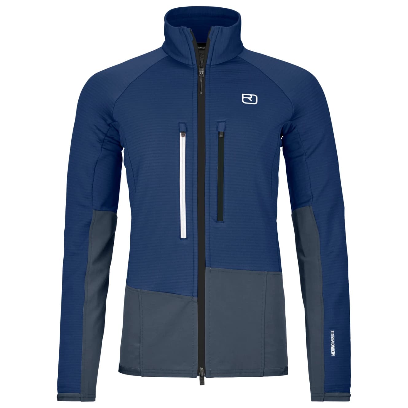 Дамско поларено яке Ortovox Women's Fleece Rib Jacket Fleece jacket - Blue Nunatak