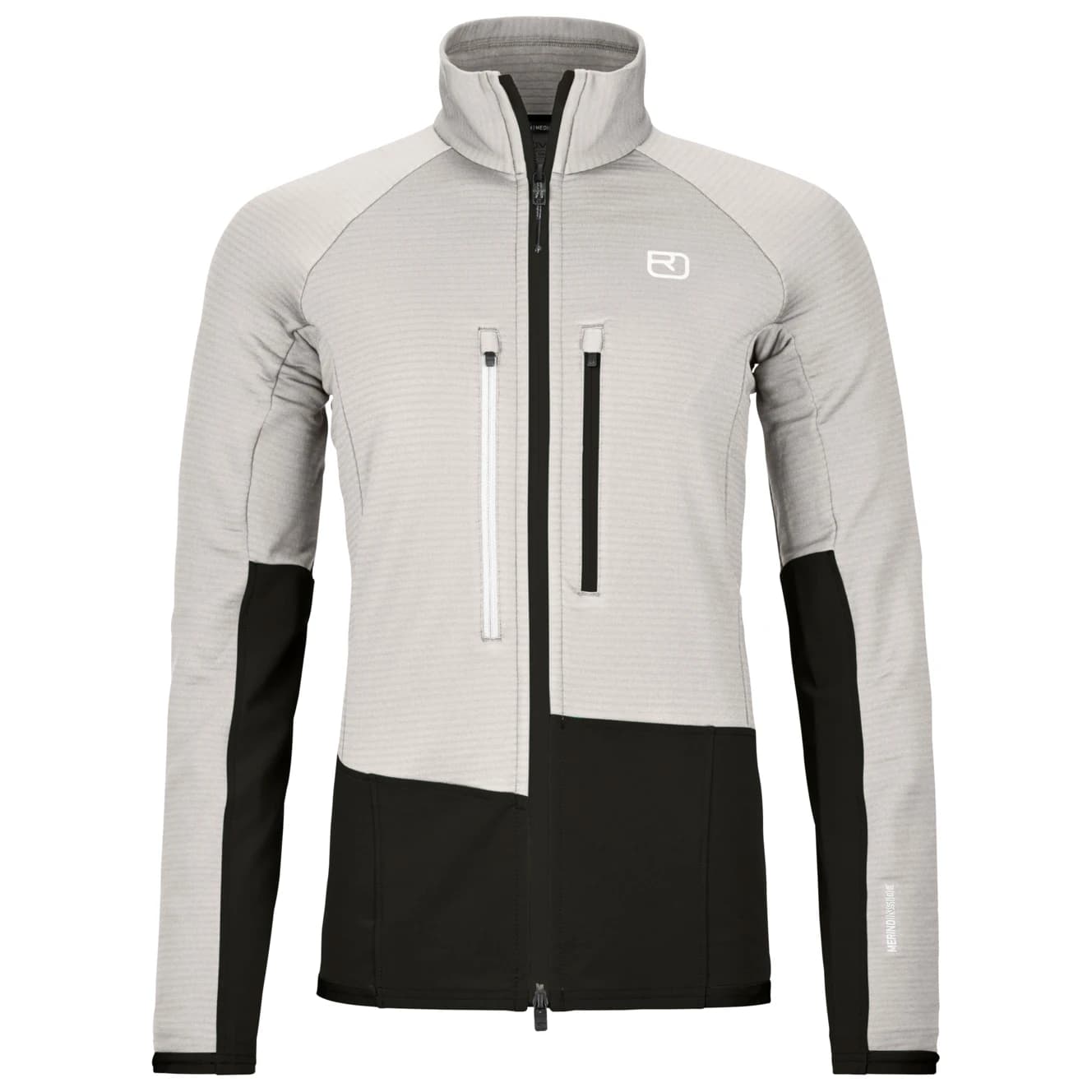 Дамско поларено яке Ortovox Women's Fleece Rib Jacket Fleece jacket - White Tea
