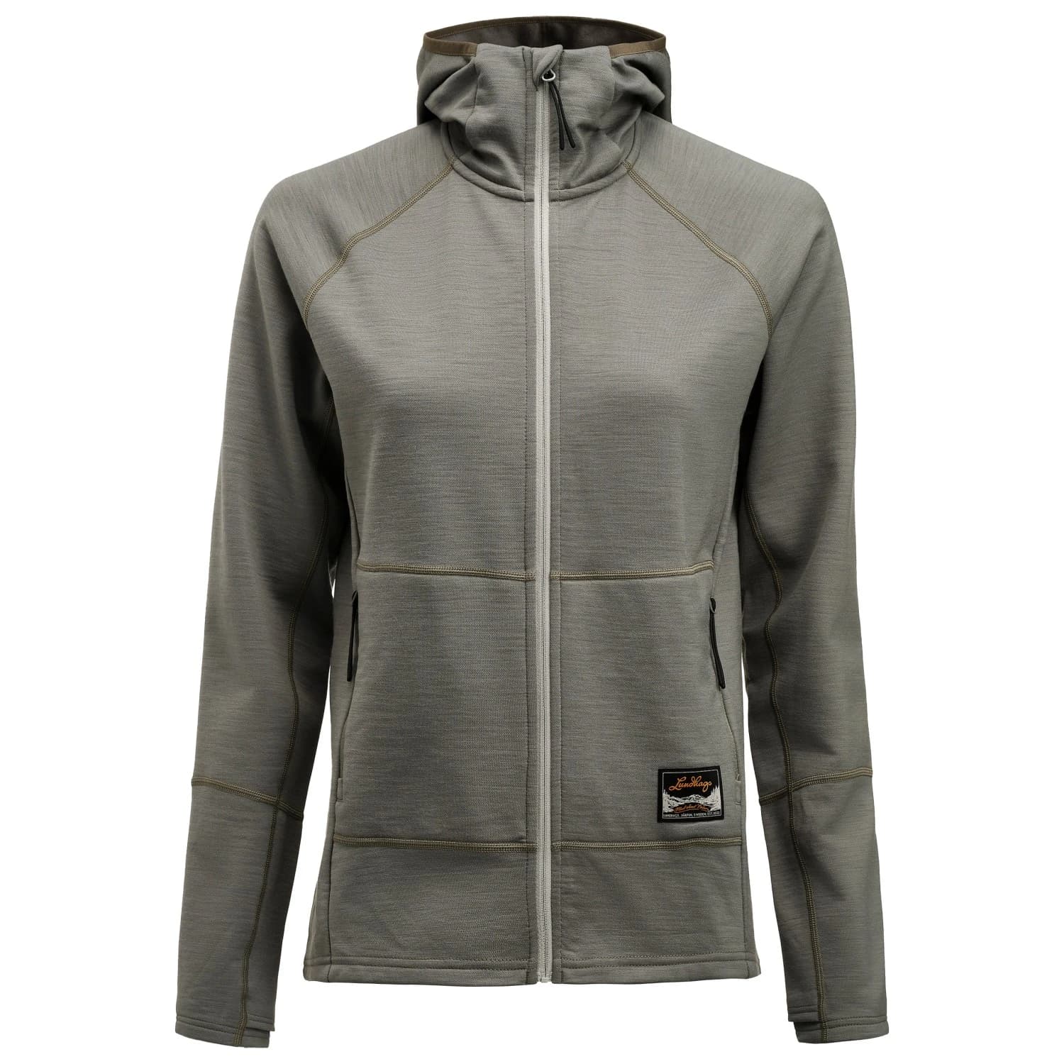 Дамско вълнено яке Lundhags Women's Tived Merino Hoodie Merino hoodie - Aloe Green