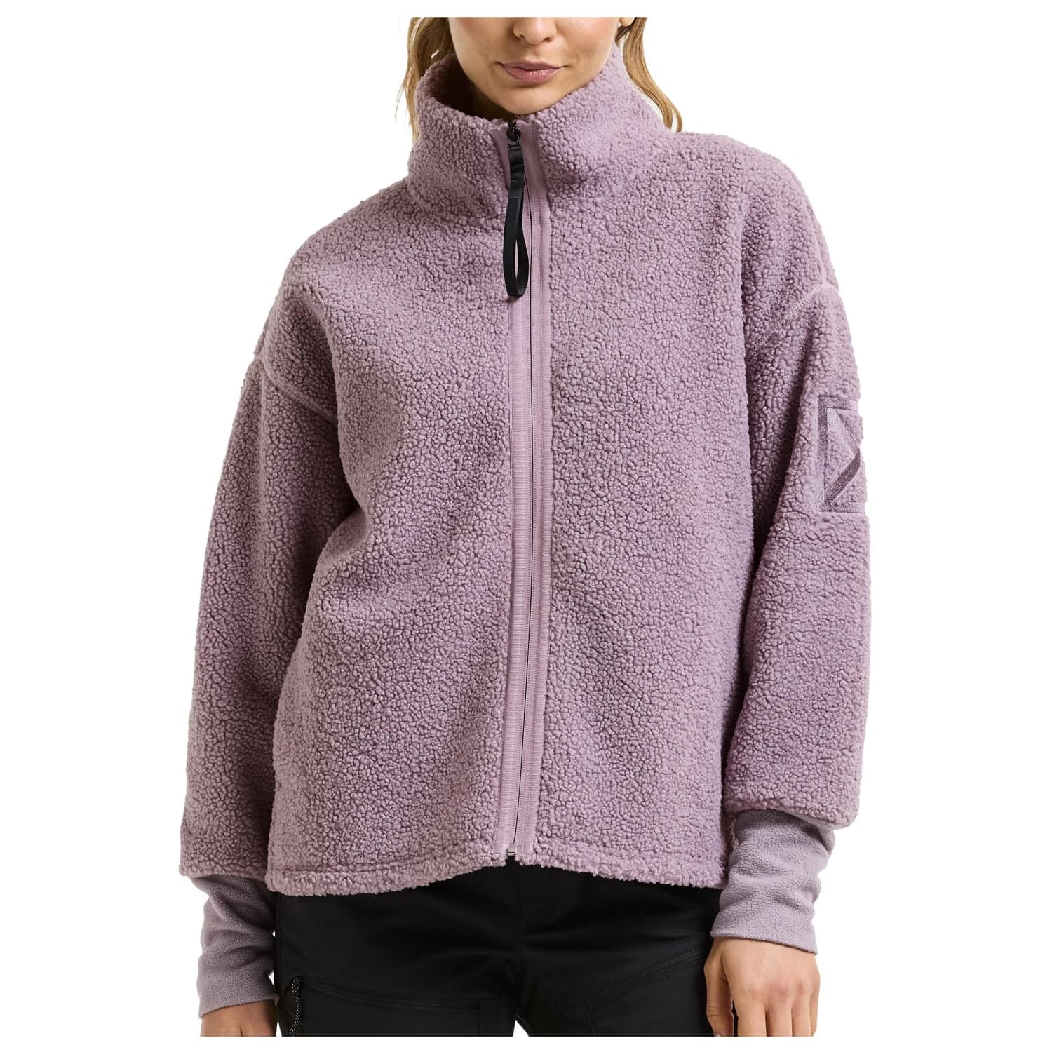 Дамско поларено яке Didriksons Women's Mella Full-Zip 3 Fleece jacket - Lilac Haze