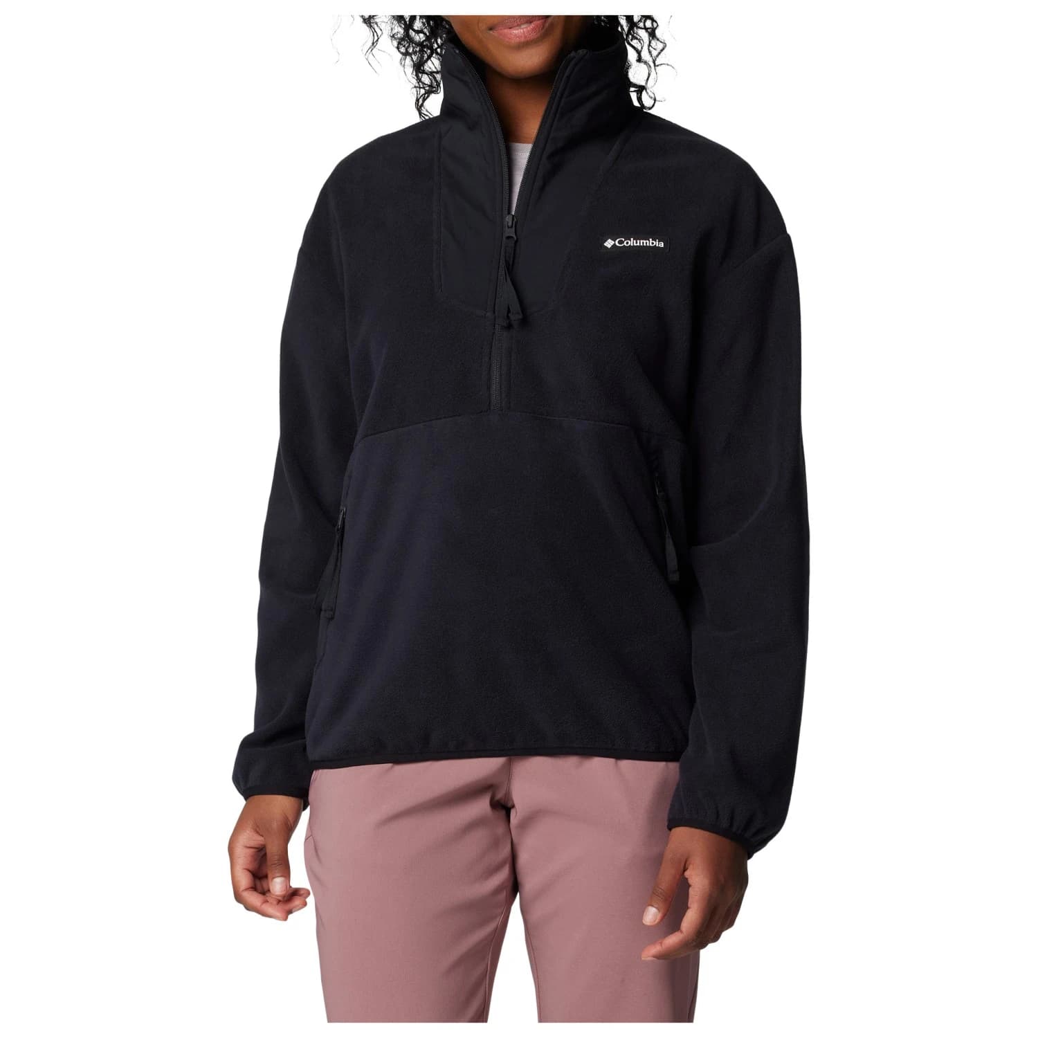 Дамски поларен пуловер Columbia Women's Sequoia Grove 1/2 Zip Fleece Fleece jumper - Black
