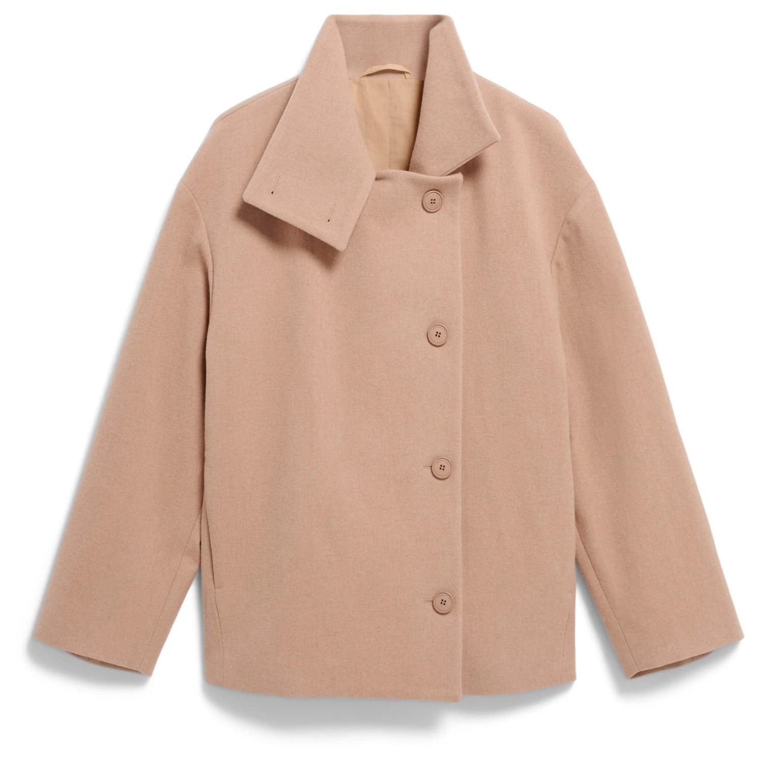 Дамско вълнено яке Armedangels Women's Majelaa Wool jacket - True Camel