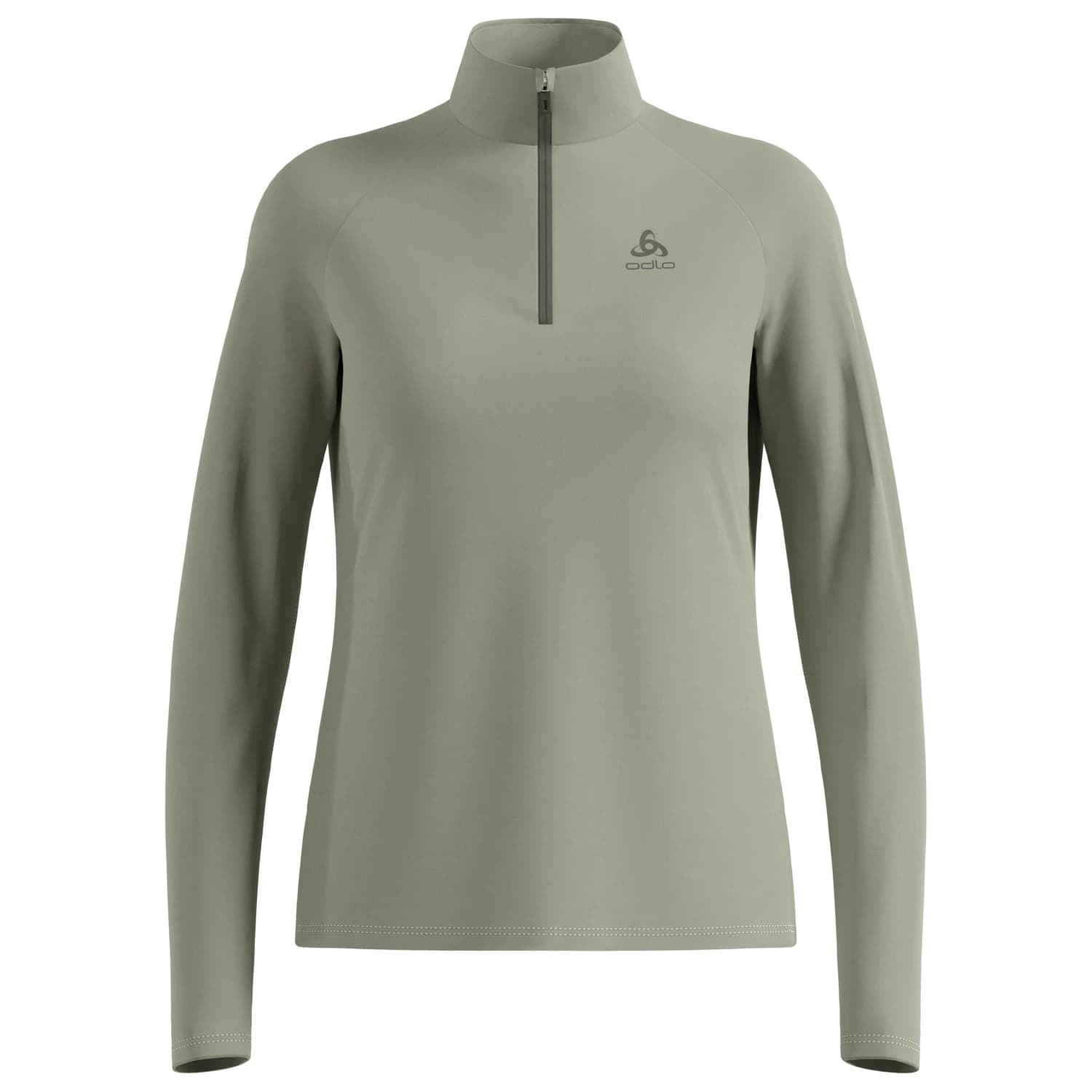 Дамски поларен пуловер Odlo Women's Besso Mid Layer 1/2 Zip Fleece jumper - Shadow