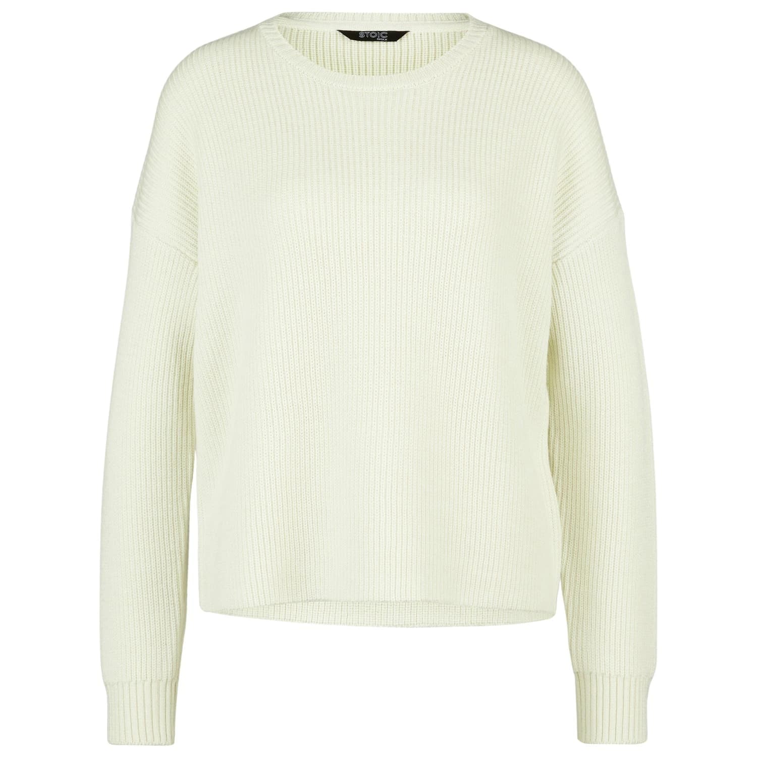 Дамски вълнен пуловер Stoic Women's Heavy MerinoKnit MMXX.Rutvik Sweater Merino jumper - Birch White
