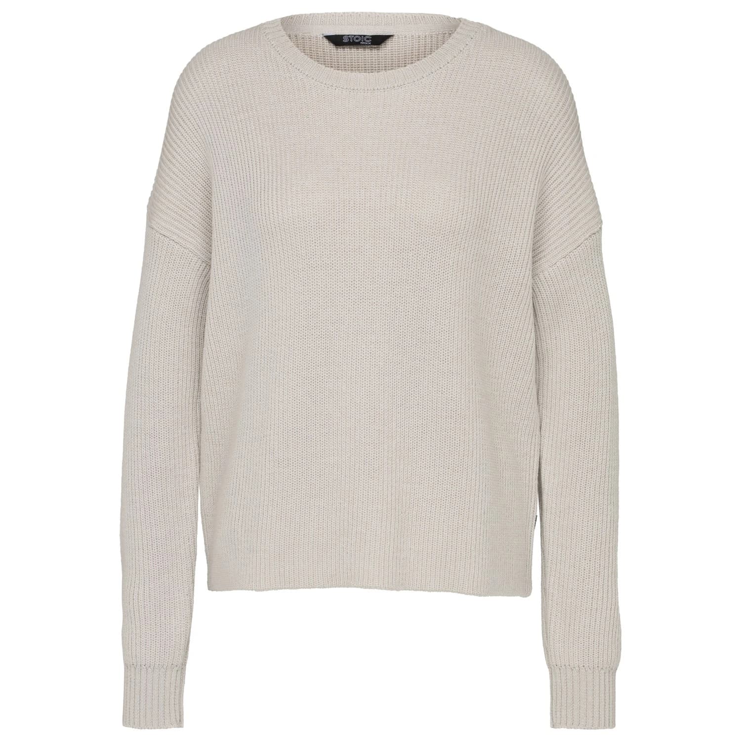 Вълнен пуловер Stoic Women's Heavy MerinoKnit MMXX.Rutvik Sweater Merino jumper - Sand White
