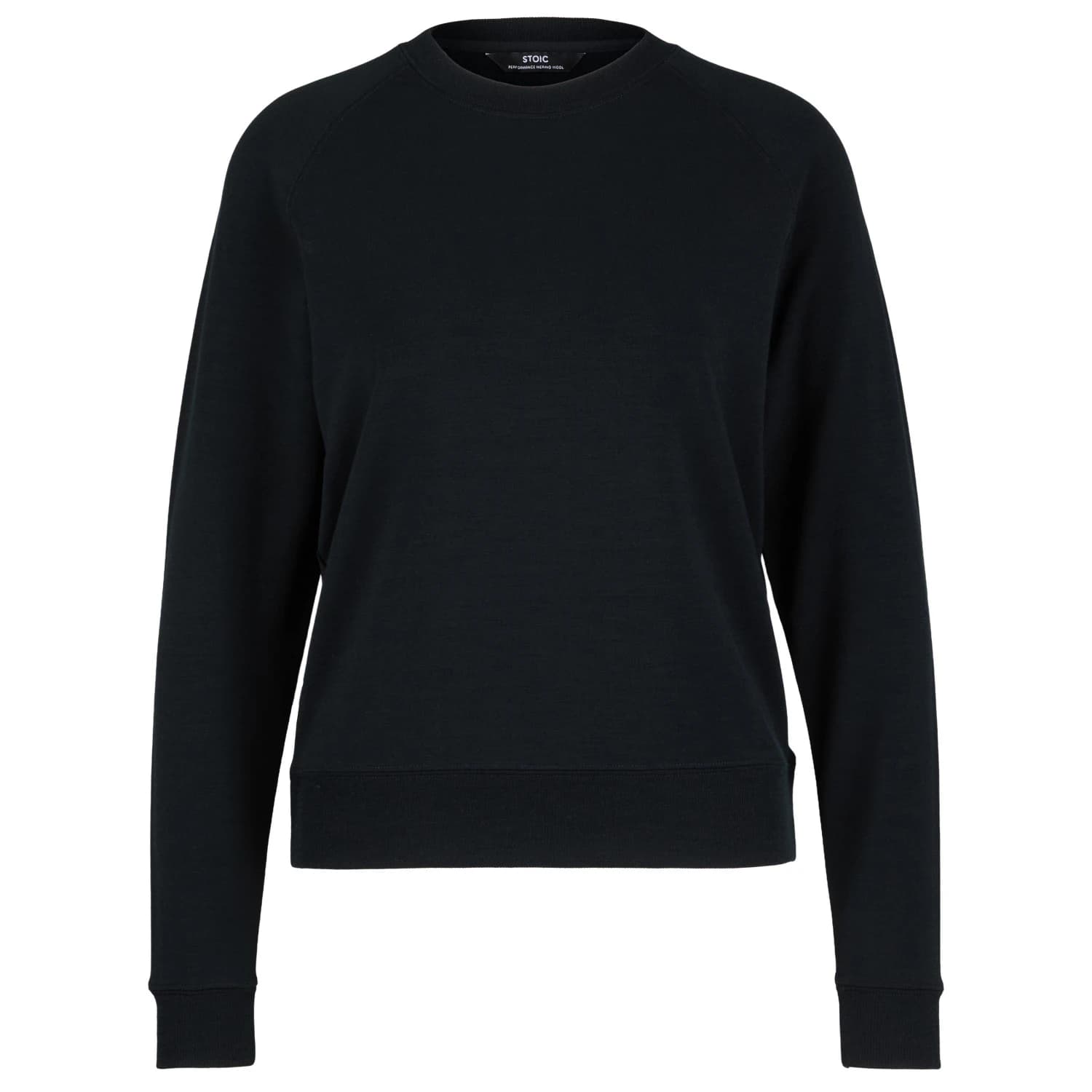 Дамски вълнен пуловер Stoic Women's MerinoTerry285 AlavaaraSt. Crew Pullover Merino jumper - Black