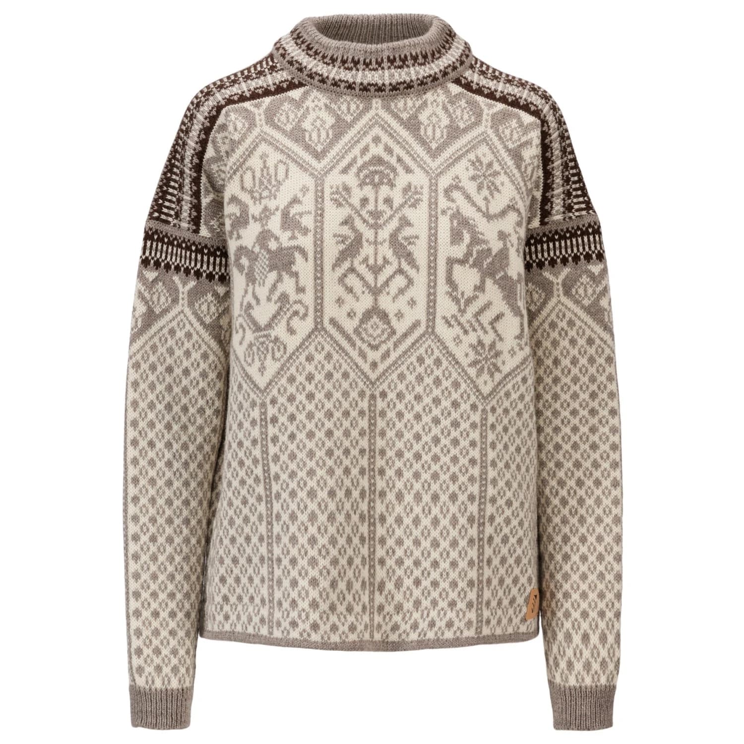 Вълнен пуловер Dale of Norway Women's 1994 Sweater Wool jumper - Vanillasugar / Naturalwhite / Coffee