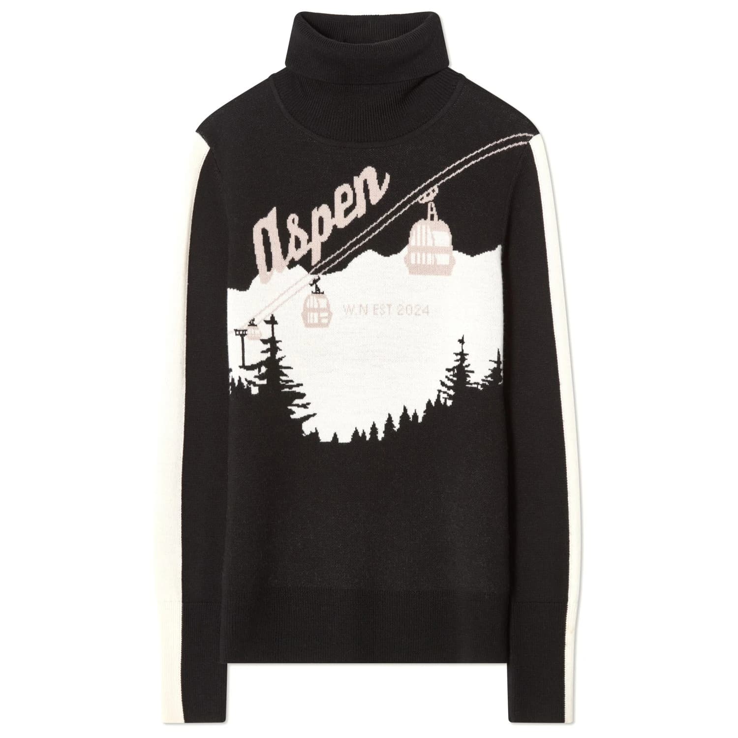 Дамски вълнен пуловер We Norwegians Women's AfterSki Sweater Merino jumper - Black