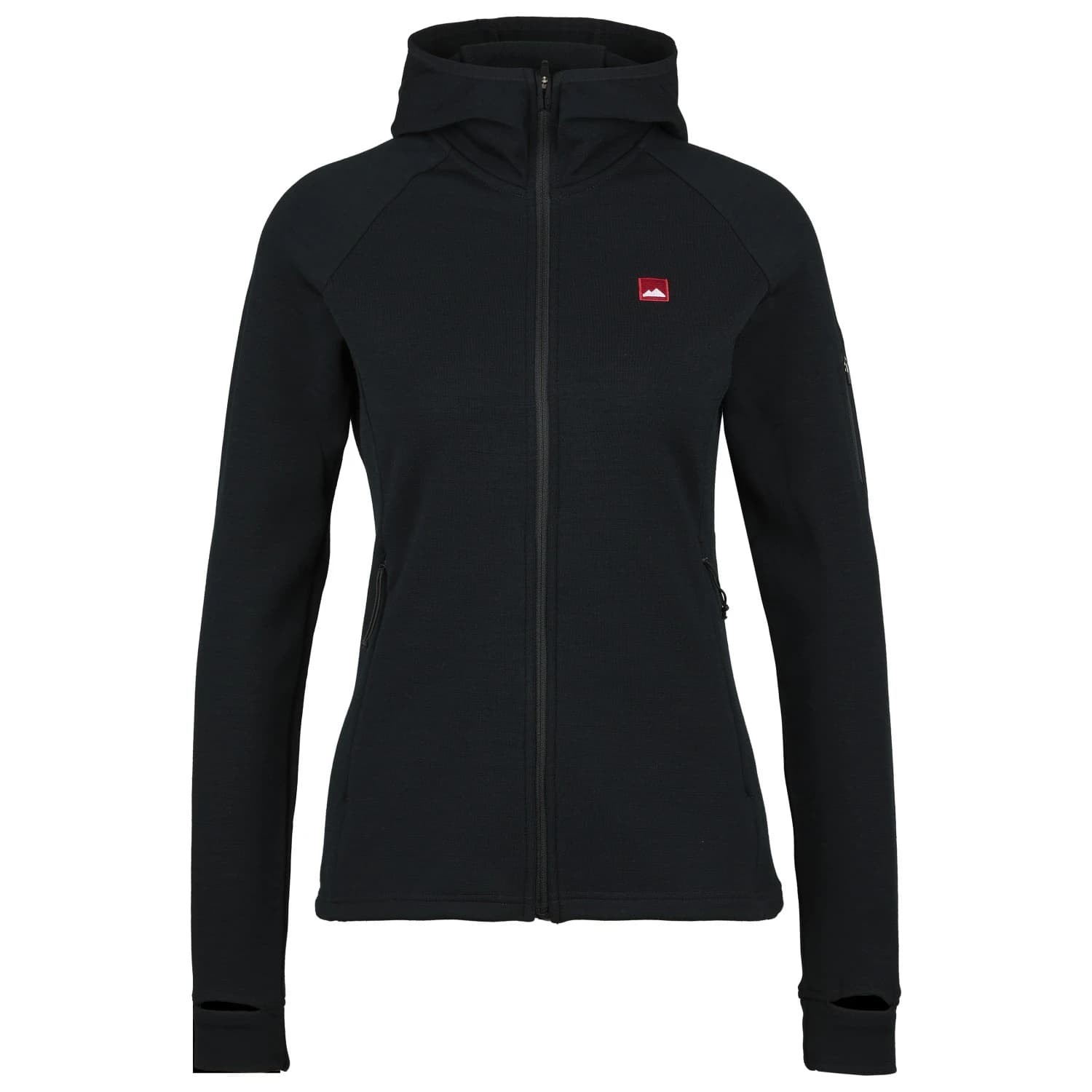 Дамски вълнен пуловер Bergfreunde Women's MerinoFleece RömersteinBF. Zip Hoody Fleece jacket - Black