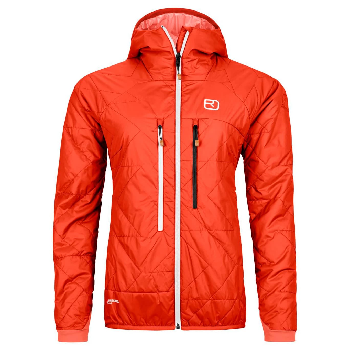 Вълнено яке Ortovox Women's Swisswool Piz Boè Jacket Insulation jacket - Sunset Orange