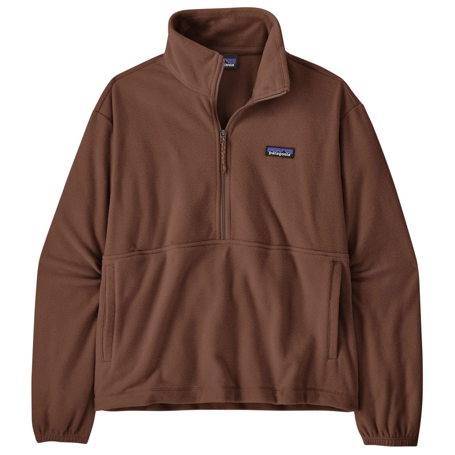 Дамски поларен пуловер Patagonia Women's Micro D 1/2 Zip Fleece P/O Fleece jumper - Berm Brown
