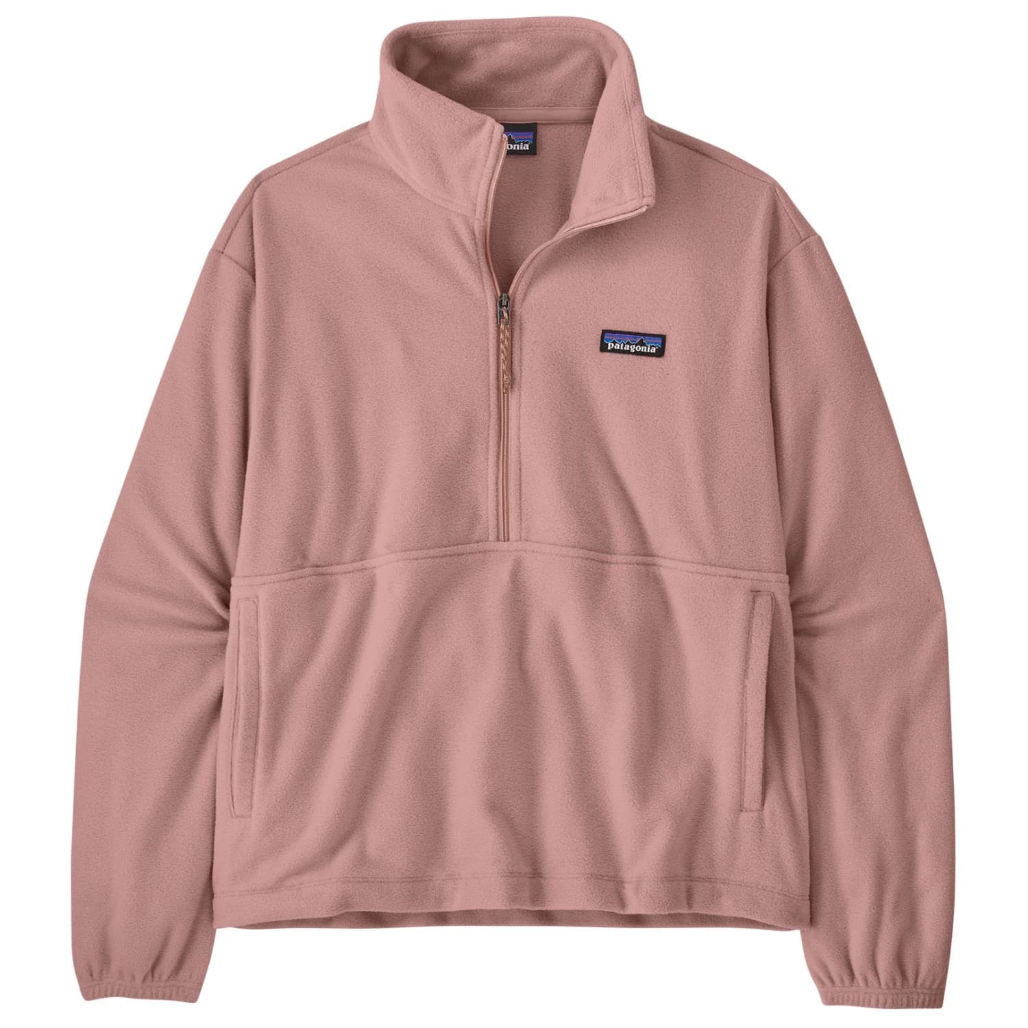 Дамски поларен пуловер Patagonia Women's Micro D 1/2 Zip Fleece P/O Fleece jumper - Fuzzy Mauve