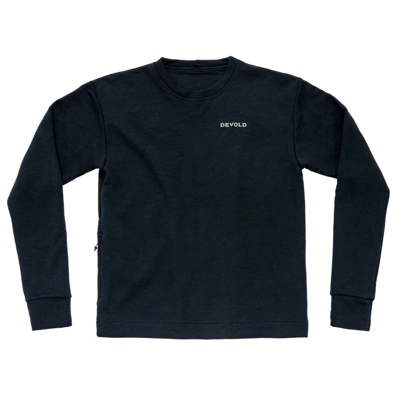 Дамски вълнен пуловер Devold Women's Everyday Crew Merino longsleeve - Ink