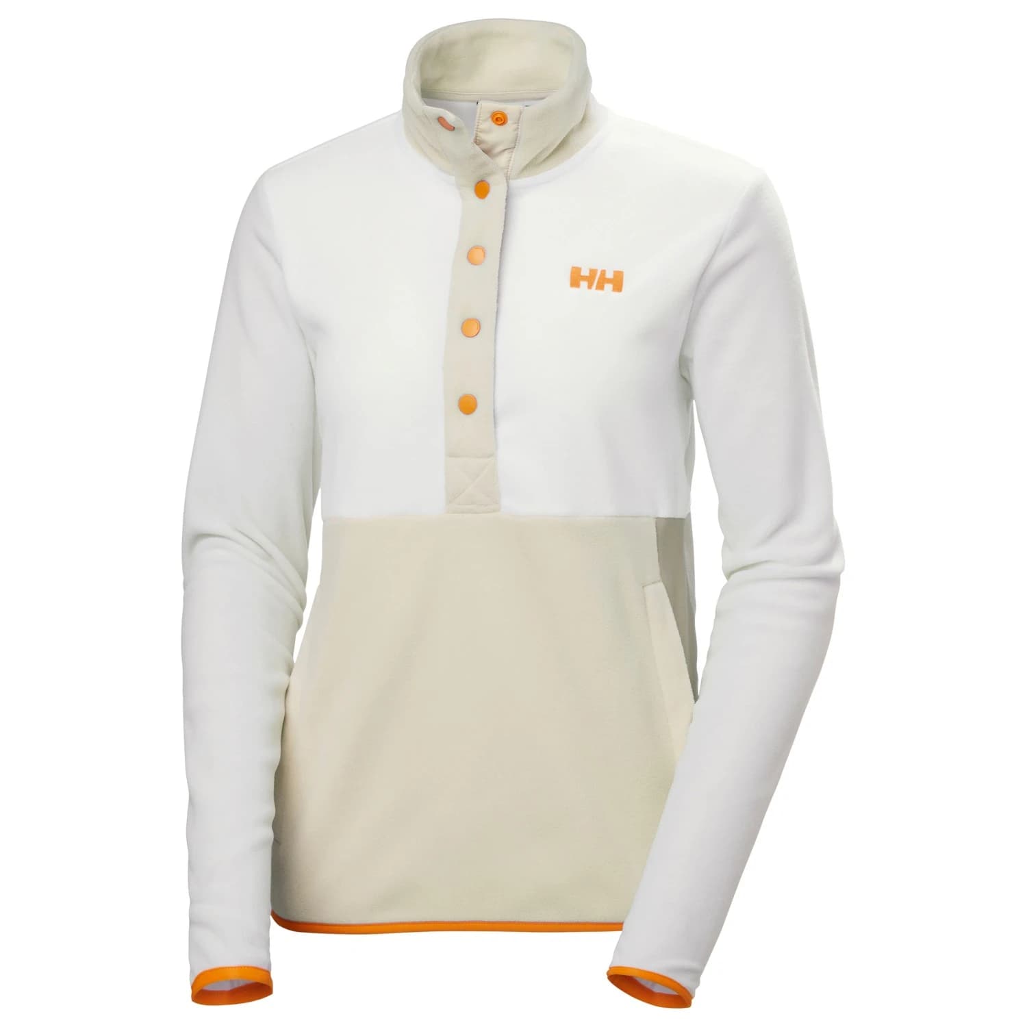 Дамски поларен пуловер Helly Hansen Women's Daybreaker Snap Pullover Fleece jumper - Snow