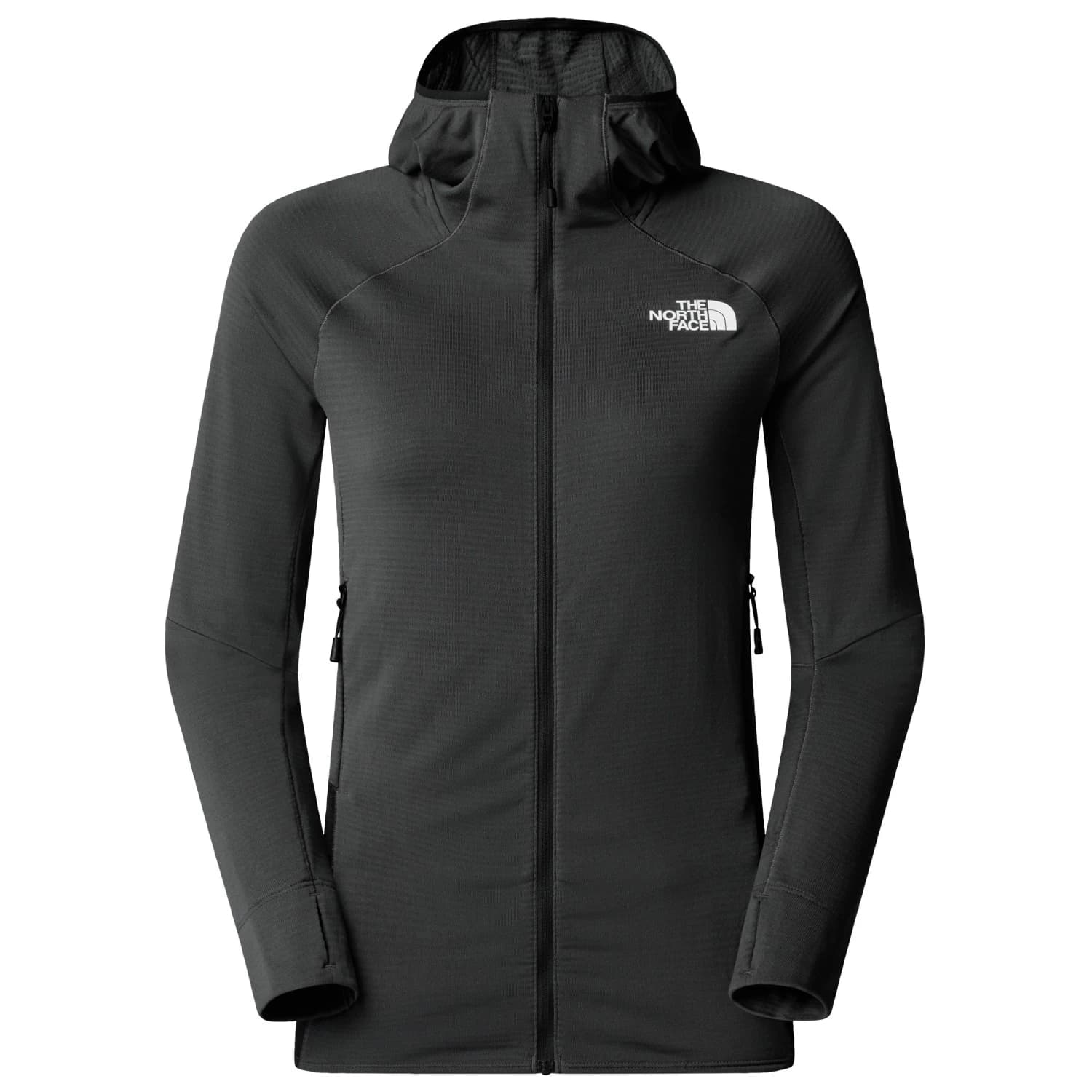 Дамско поларено яке The North Face Women's Bolt Polartec Hoodie Fleece jacket - Asphalt Grey / TNF Black