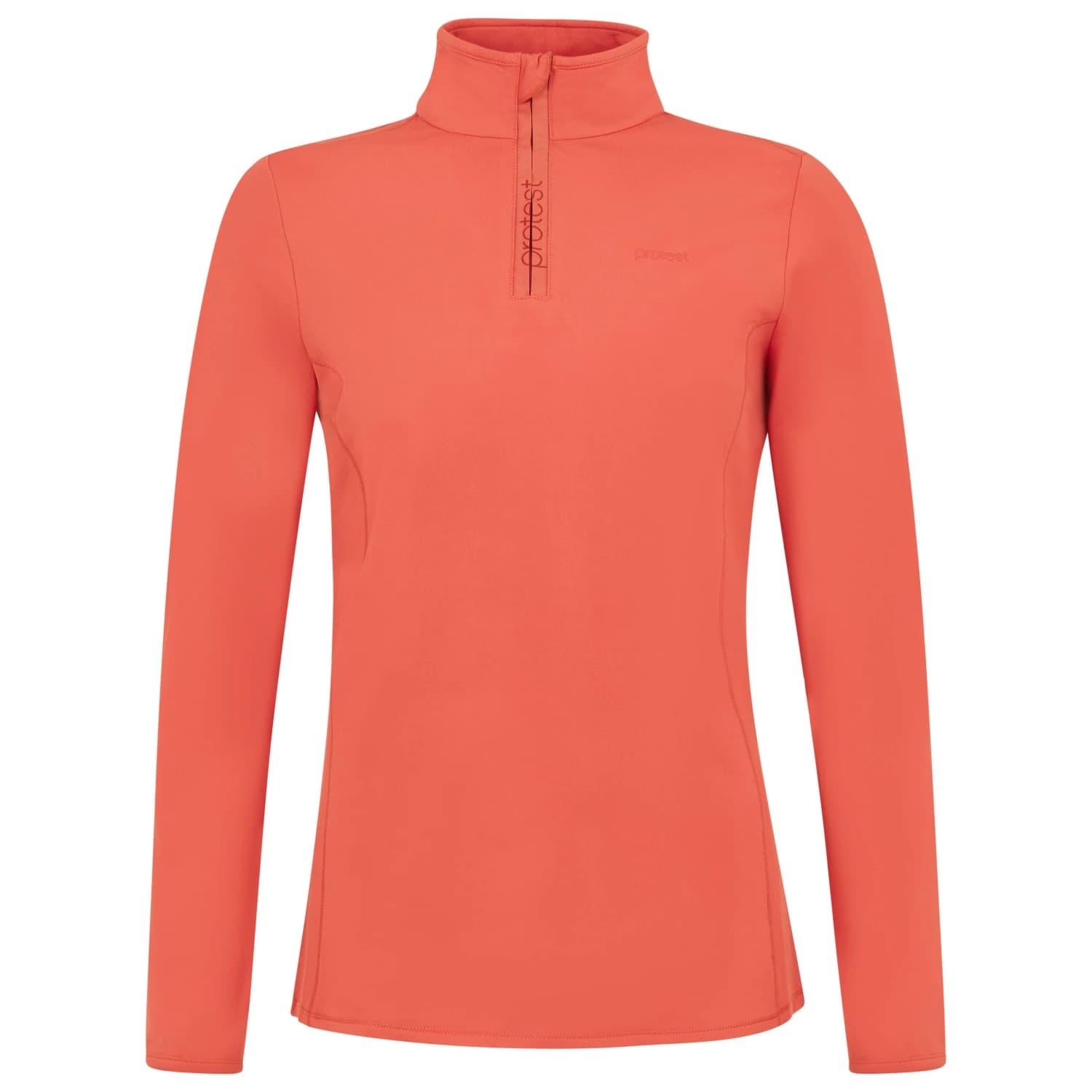Дамски поларен пуловер Protest Women's PRTFabriz 1/4 Zip Top Fleece jumper - Tosca Red