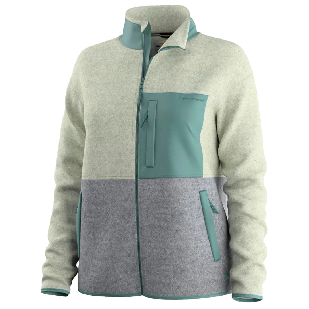 Дамско вълнено яке Smartwool Women's Second Cut Fleece Jacket Fleece jacket - Green Tea